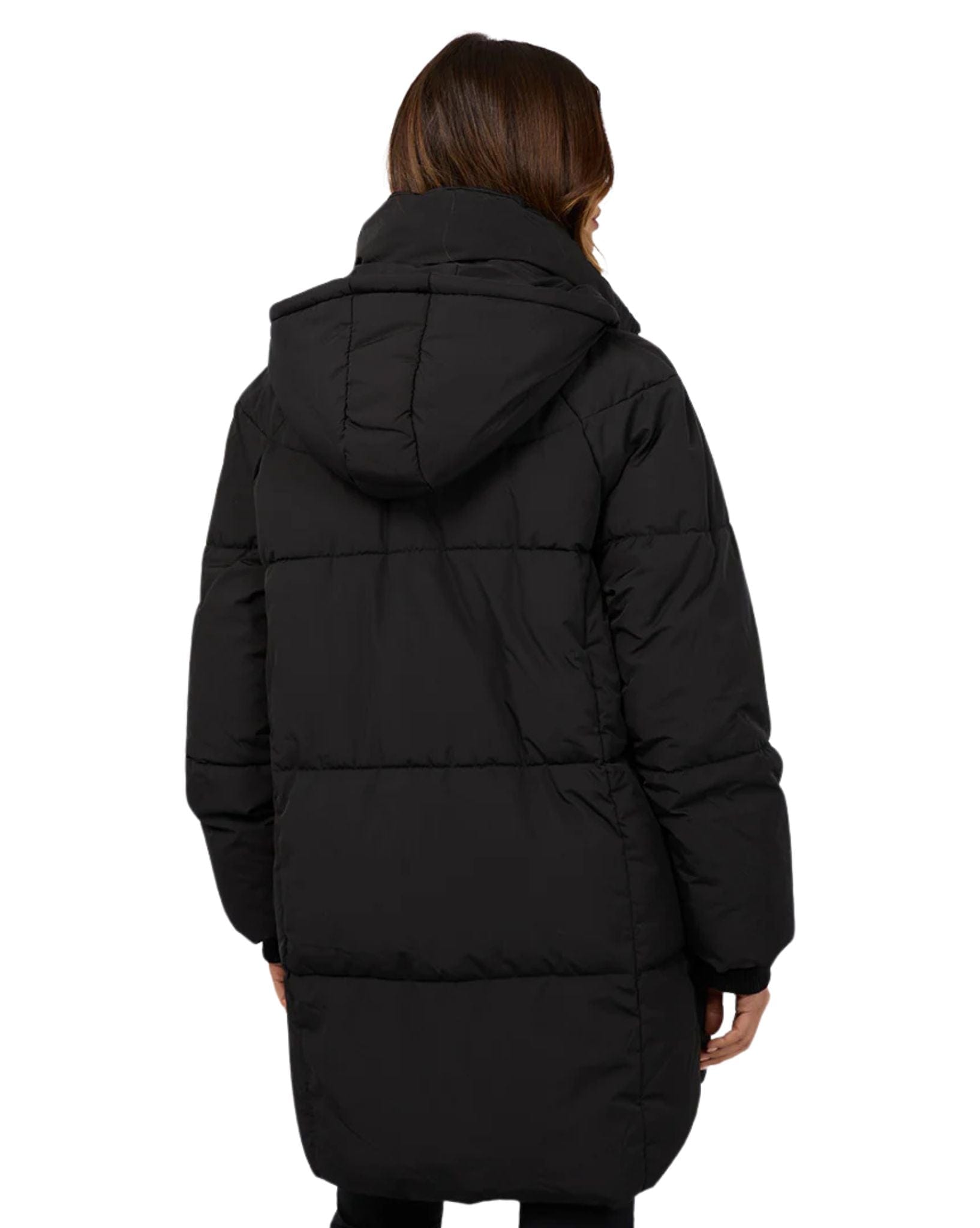 All About Eve Remi Luxe Midi Puffer - Black