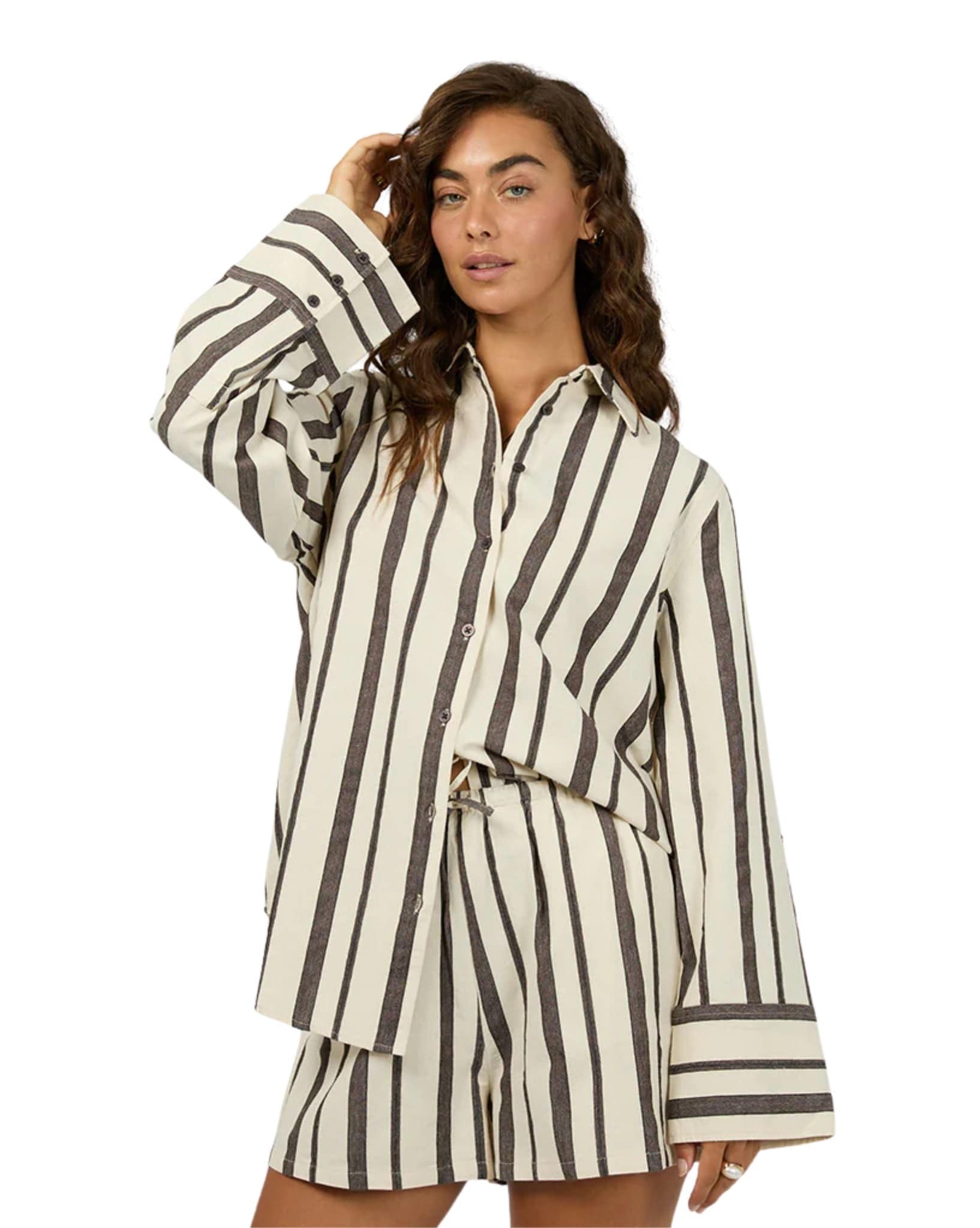 All About Eve Rosa Stripe Shirt