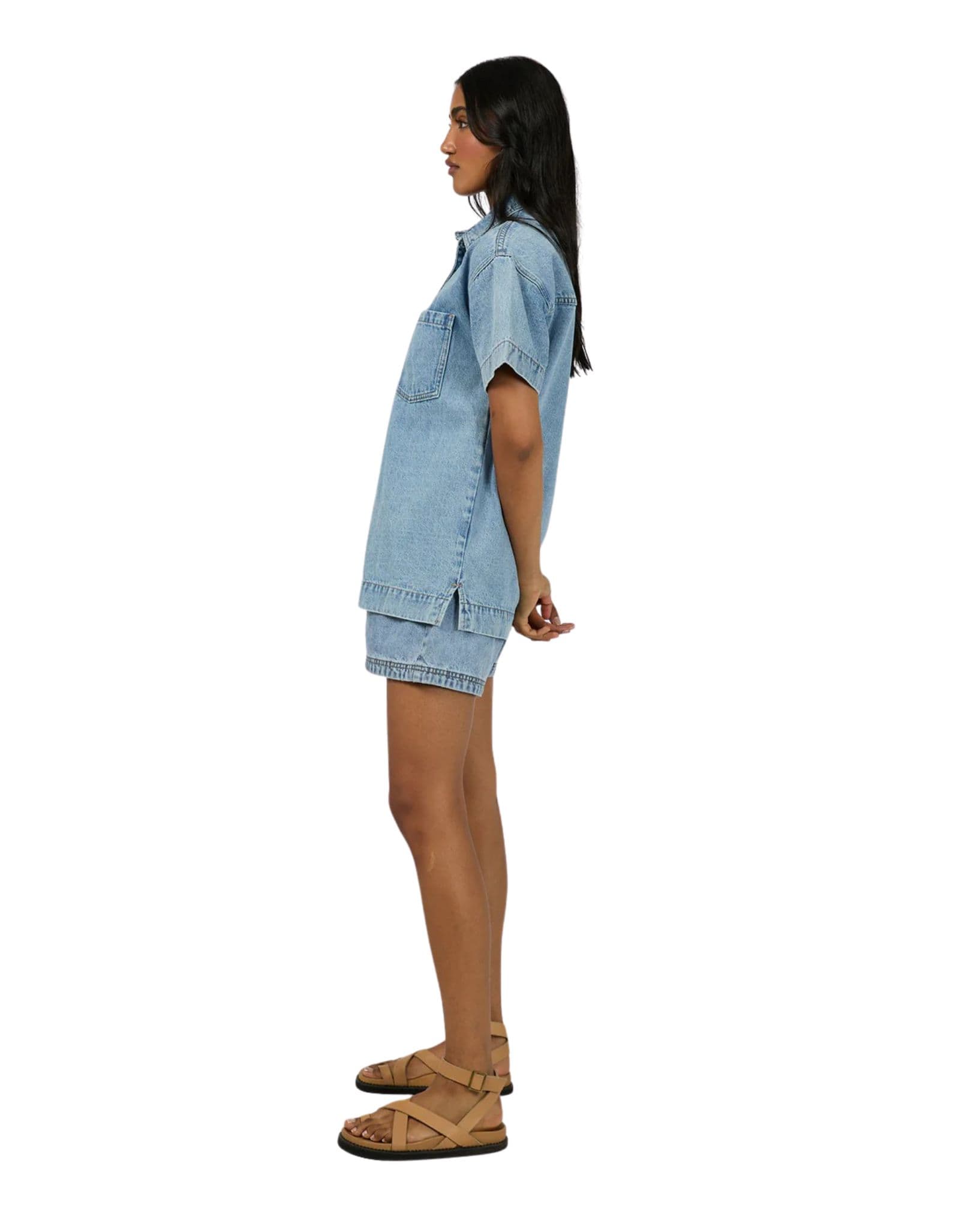 All About Eve Simi Denim Shirt