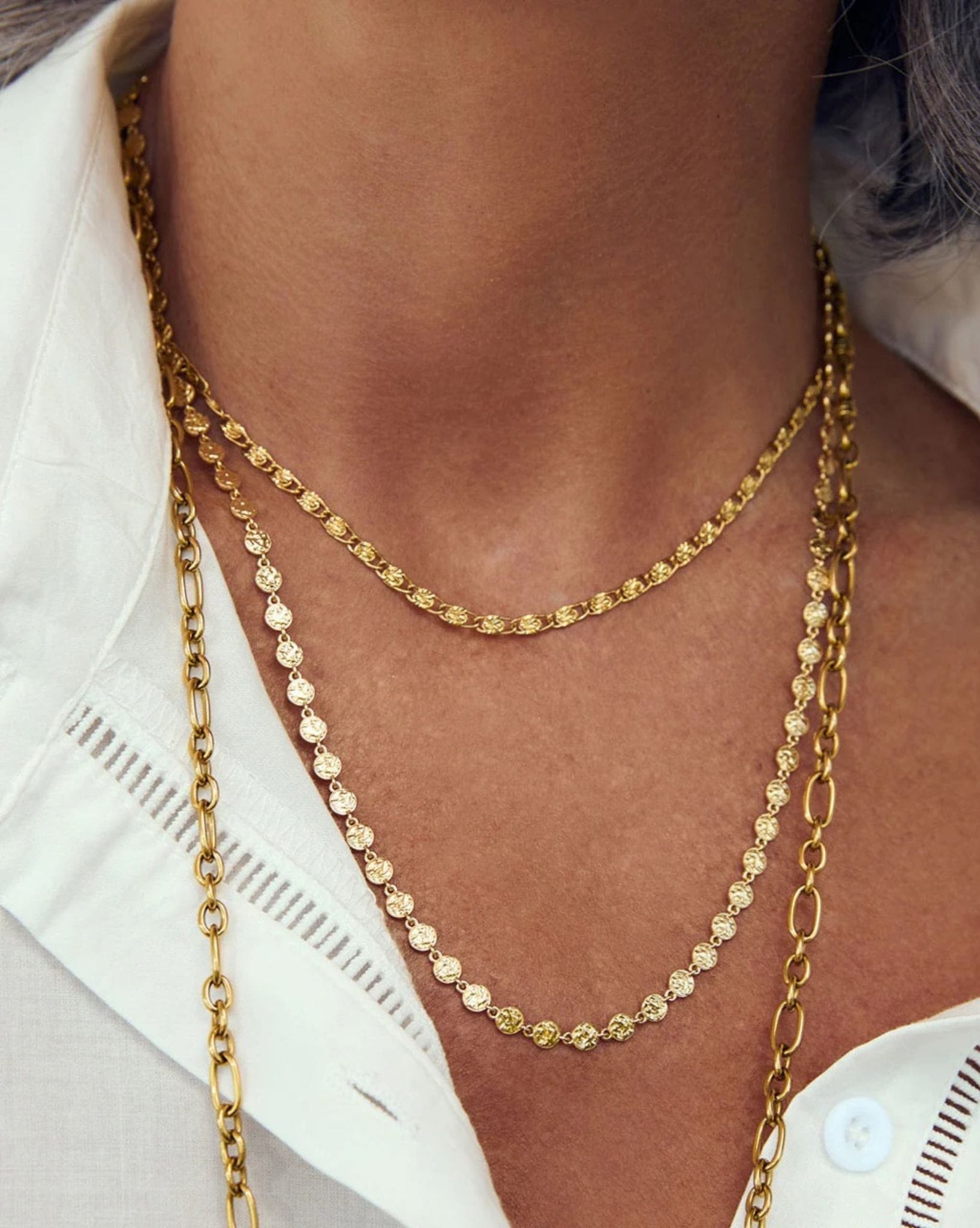 Arms Of Eve Atlas Gold Necklace