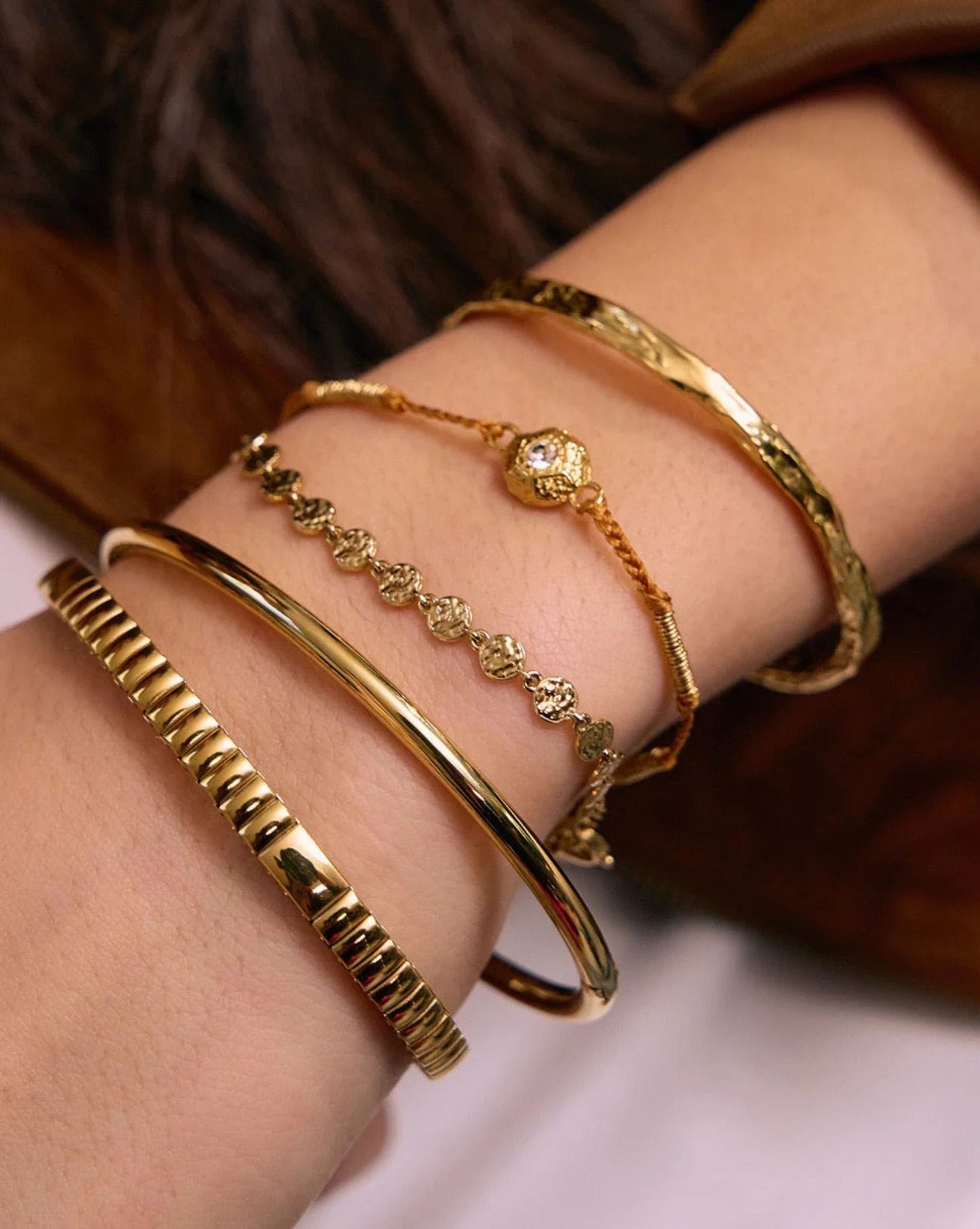 Arms Of Eve Cole Gold Cuff