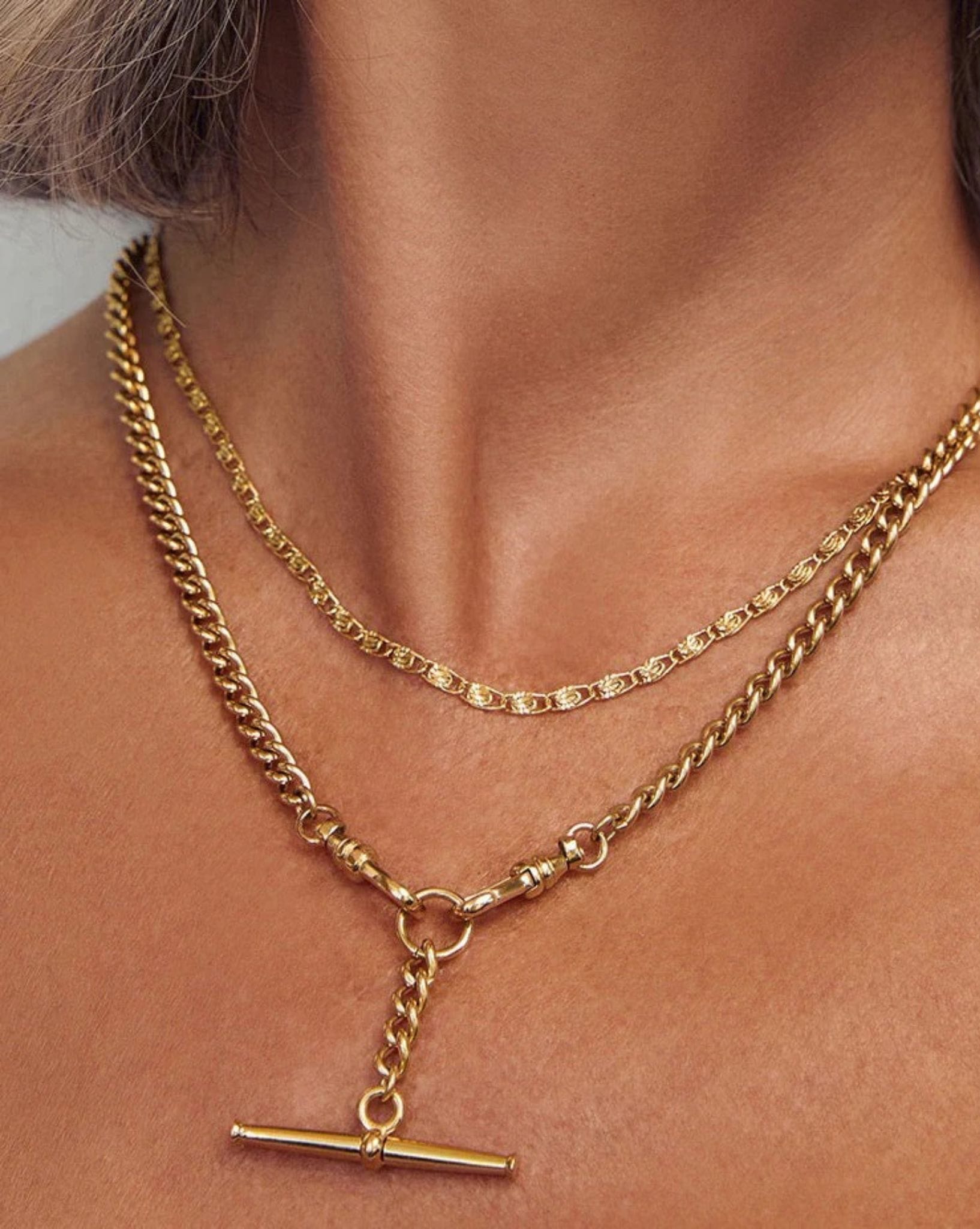 Arms Of Eve Dragon Gold Chain Necklace