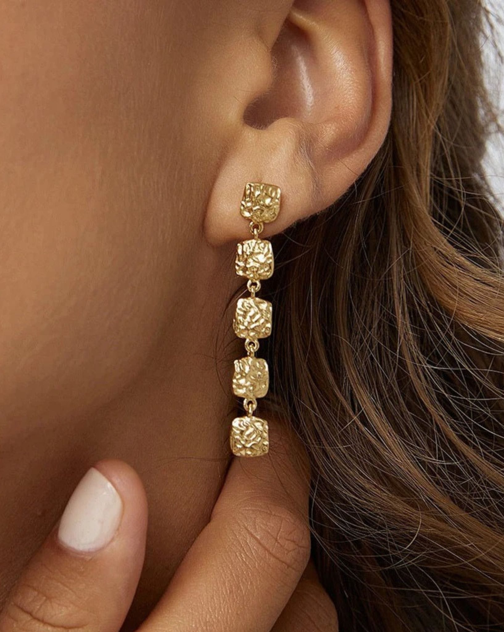 Arms Of Eve Emilia Gold Earrings