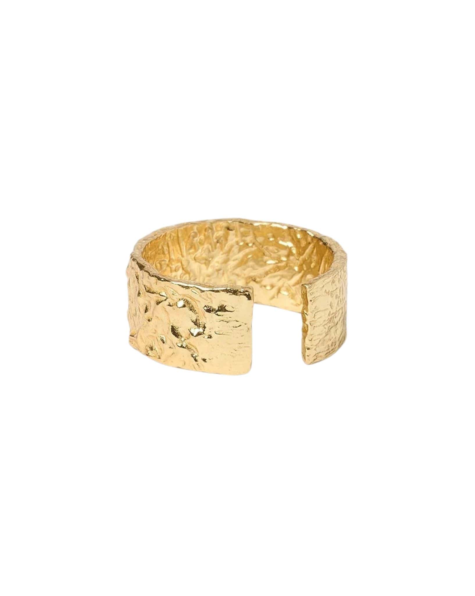 Arms Of Eve Eros Gold Textured Ring - Large