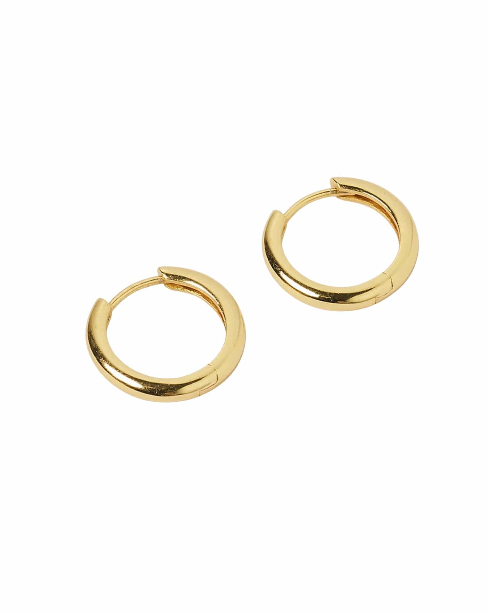 Arms Of Eve Jett Gold Hoop Earrings