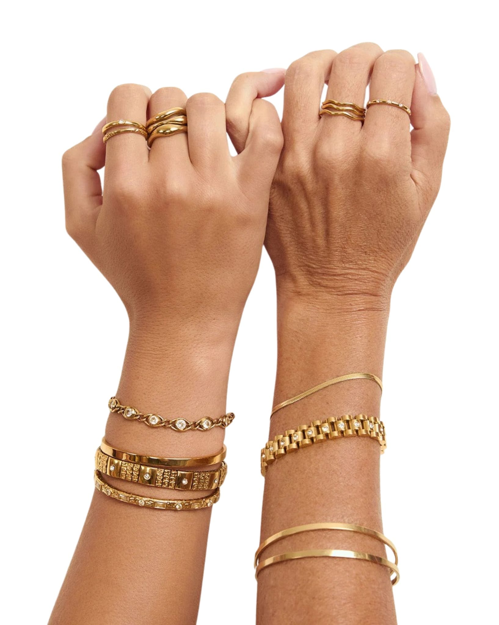 Arms Of Eve Melrose Gold Cuff Bracelet - S