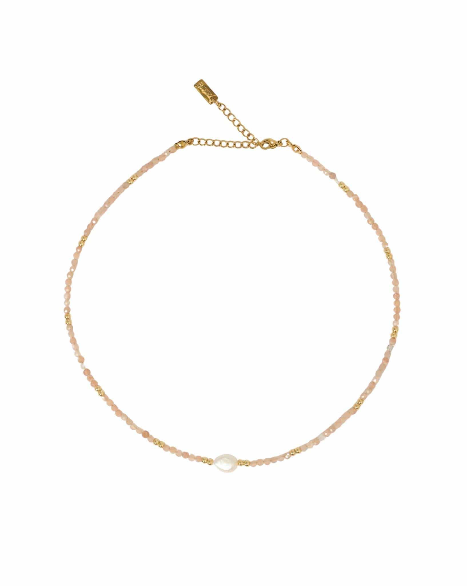 Arms Of Eve Mila Gemstone And Pearl Choker