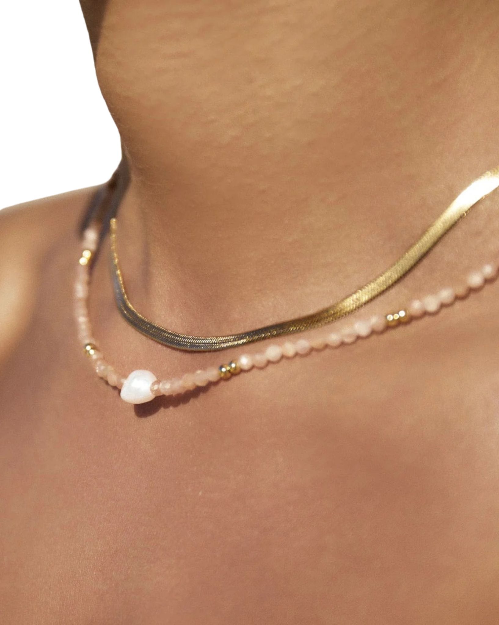 Arms Of Eve Mila Gemstone And Pearl Choker