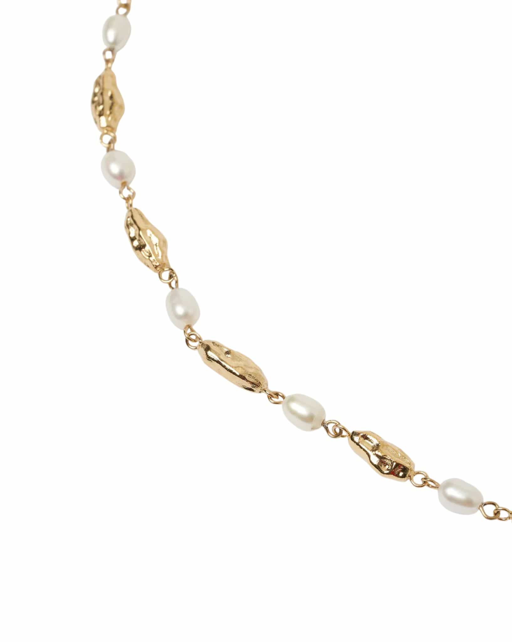 Arms Of Eve Mimi Pearl And Gold Necklace