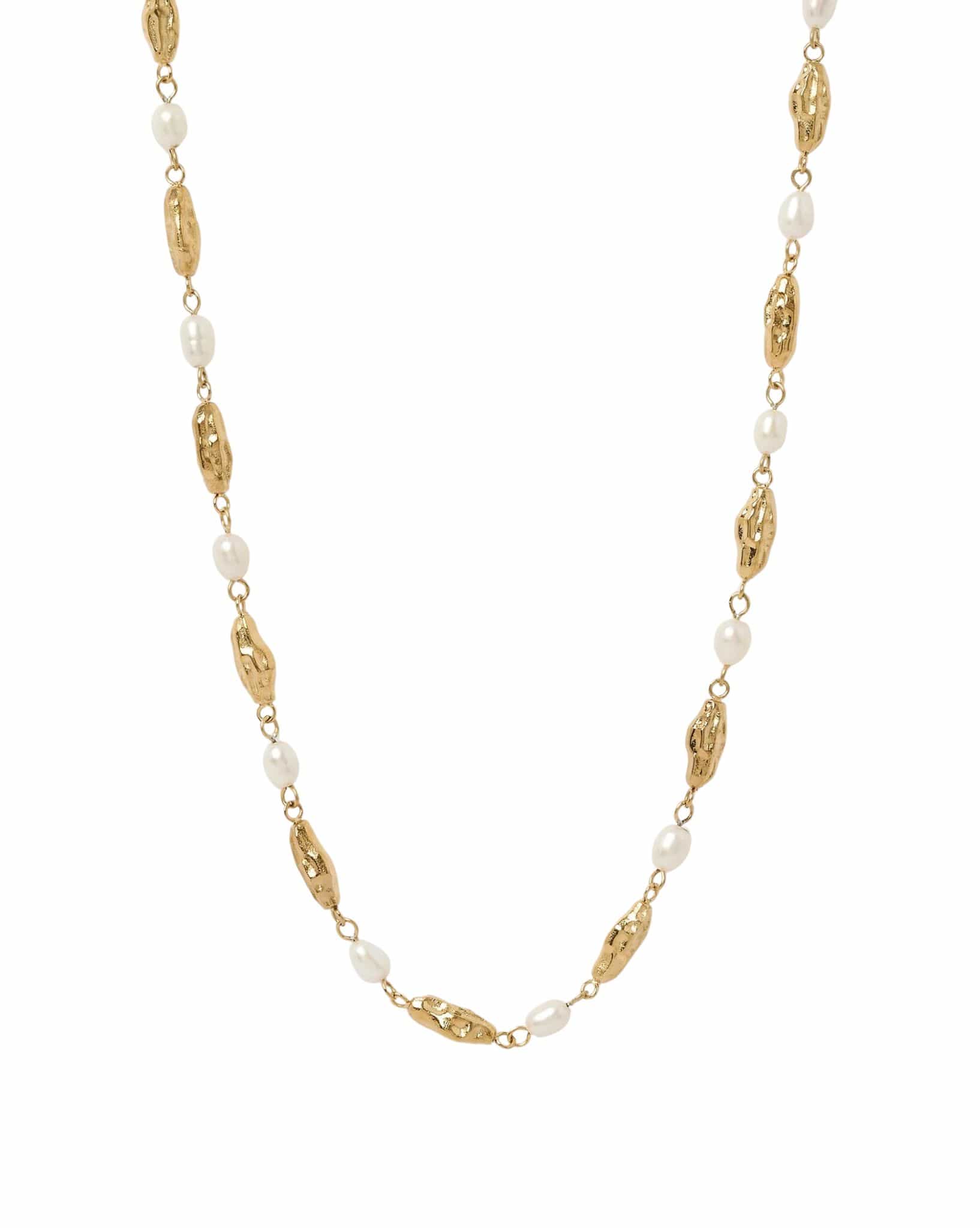 Arms Of Eve Mimi Pearl And Gold Necklace