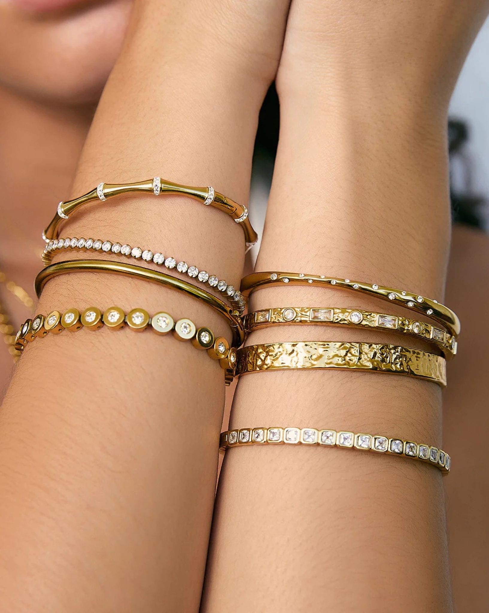 Arms Of Eve Olivia Gold Cuff Bracelet