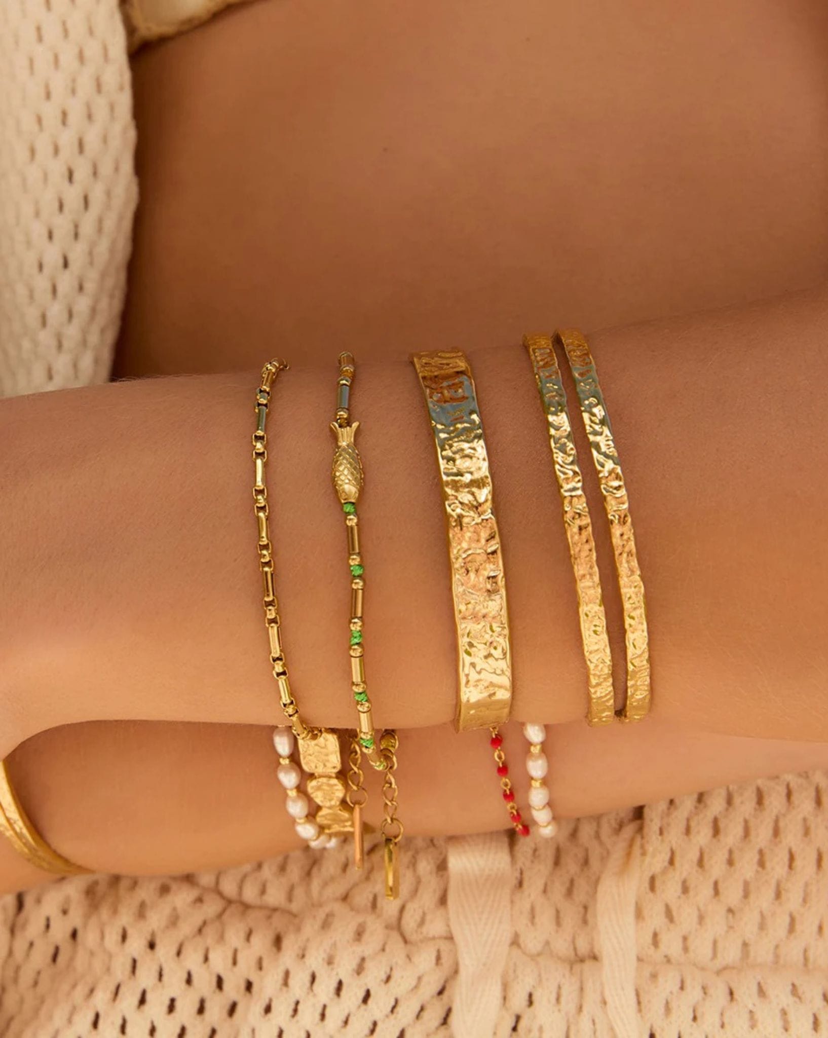 Arms Of Eve Portia Gold Bracelet