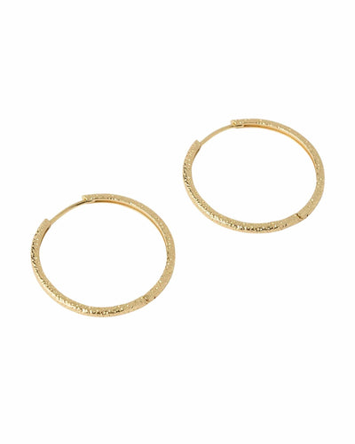 Arms Of Eve Sebastian Gold Hoop Earrings