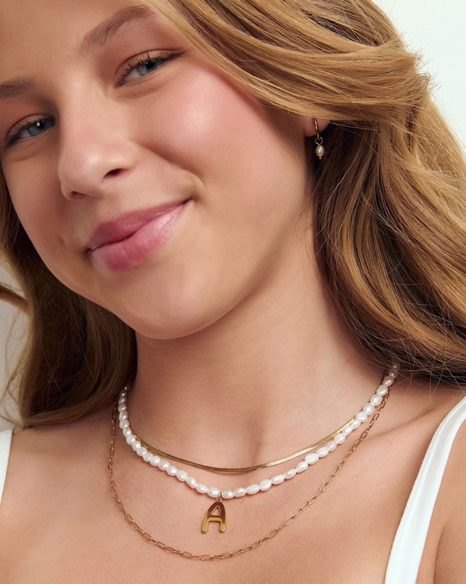 Arms Of Eve Shayla Gold Snake Chain Necklace