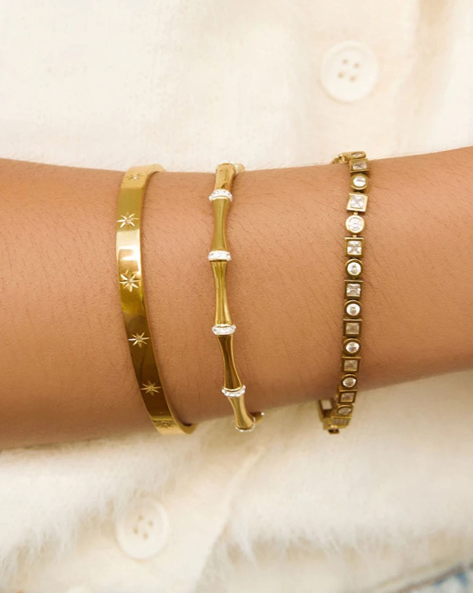 Arms Of Eve Tinka Gold Bracelet - Stone