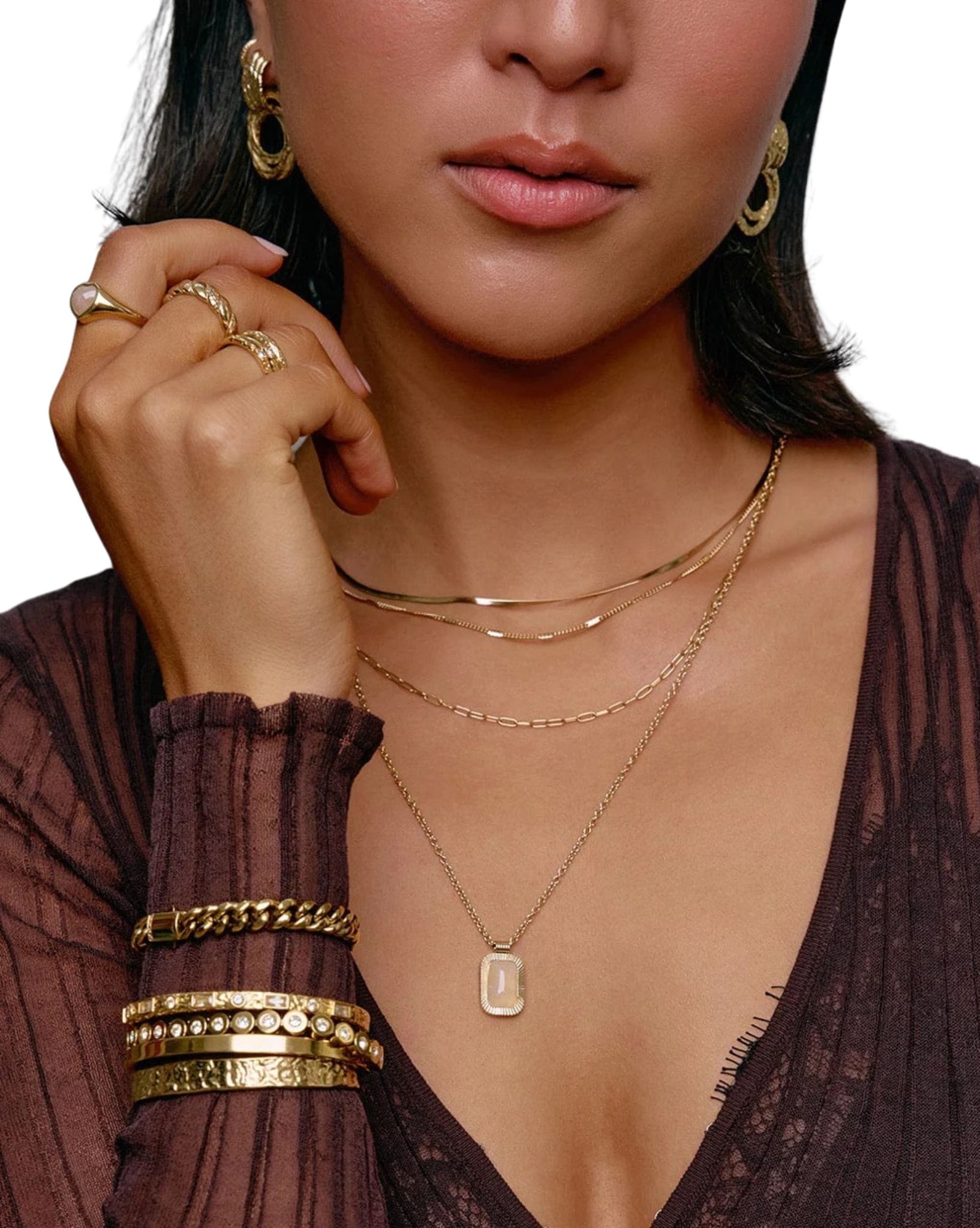 Arms Of Eve Willa Gold Necklace