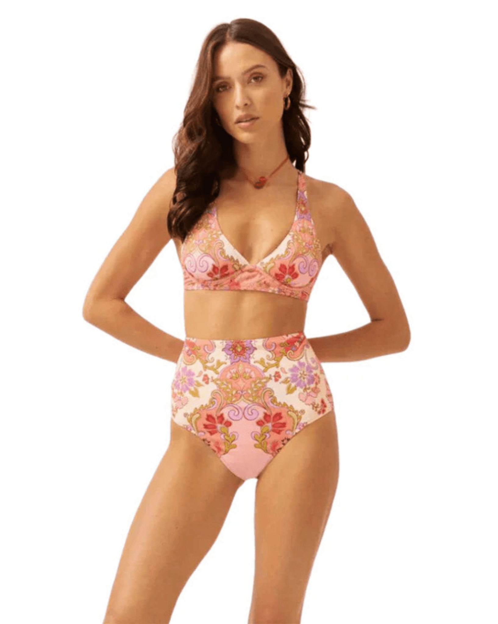 Arnhem Clothing Malibu High Waist Brief Bikini Bottom