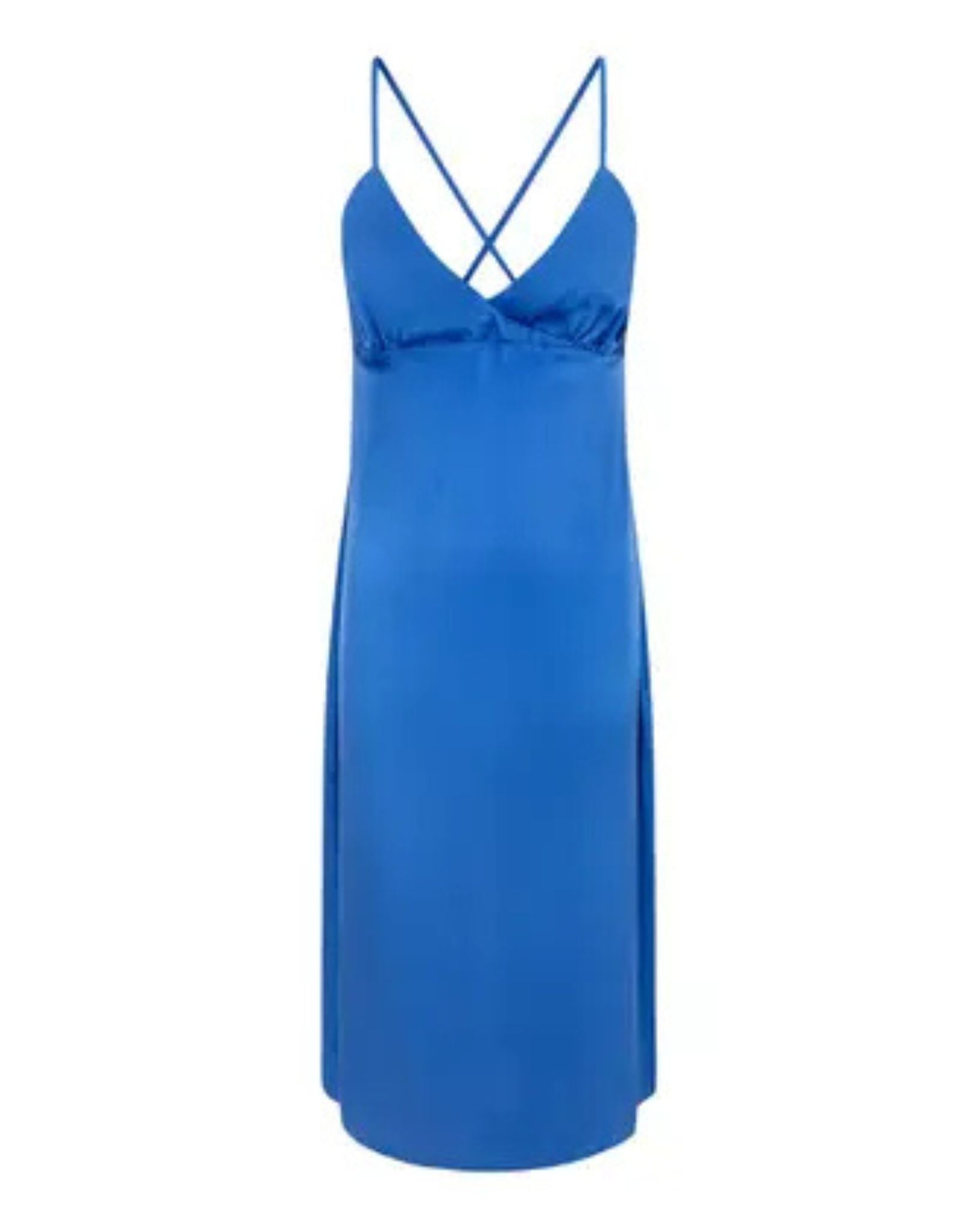 Arnhem Clothing Womens Issey Silk Slip - Royal Blue