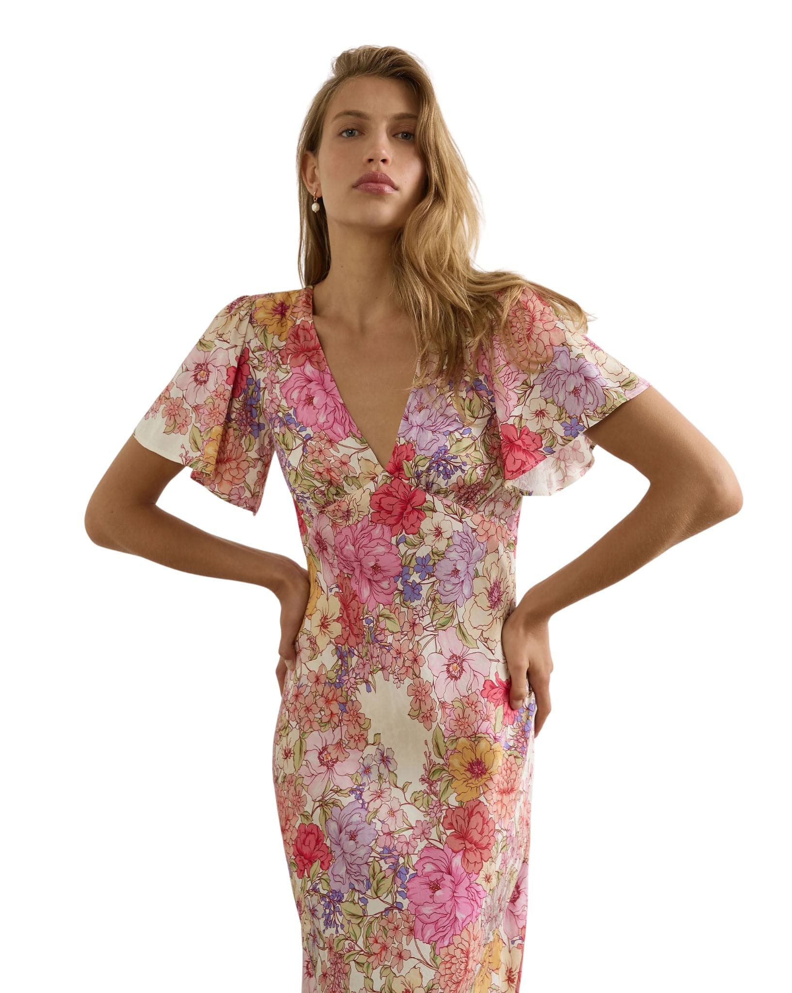 Auguste Calais Midi Dress