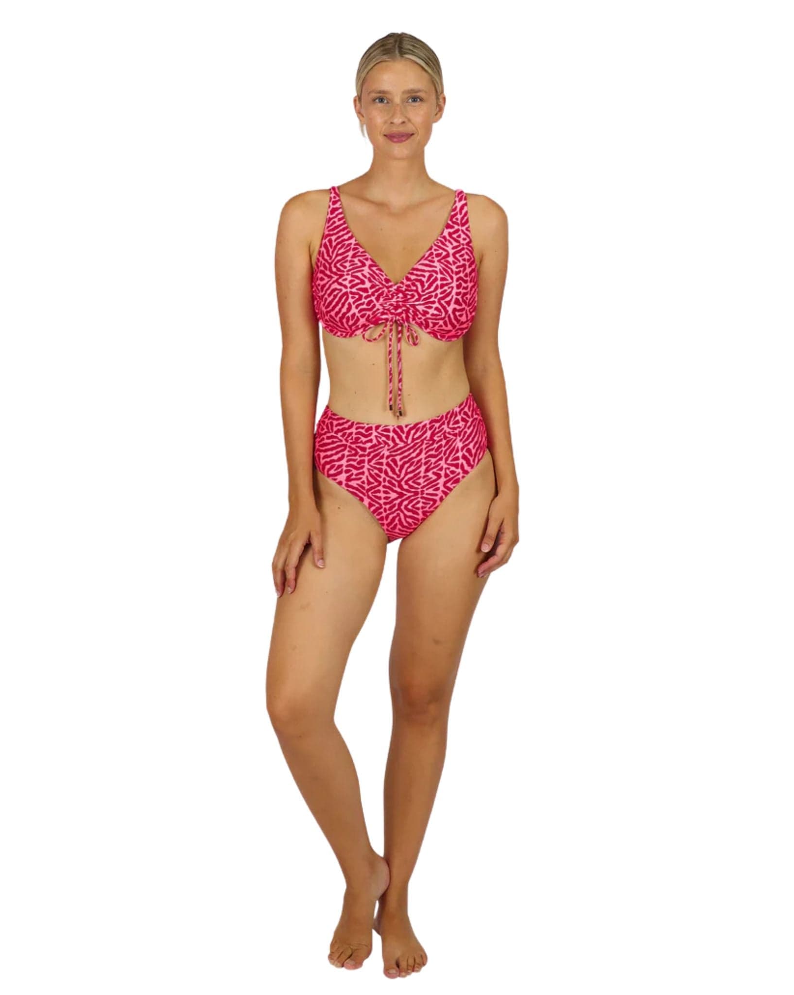 Baku Womens Wild Coast Mid Pant - Coral