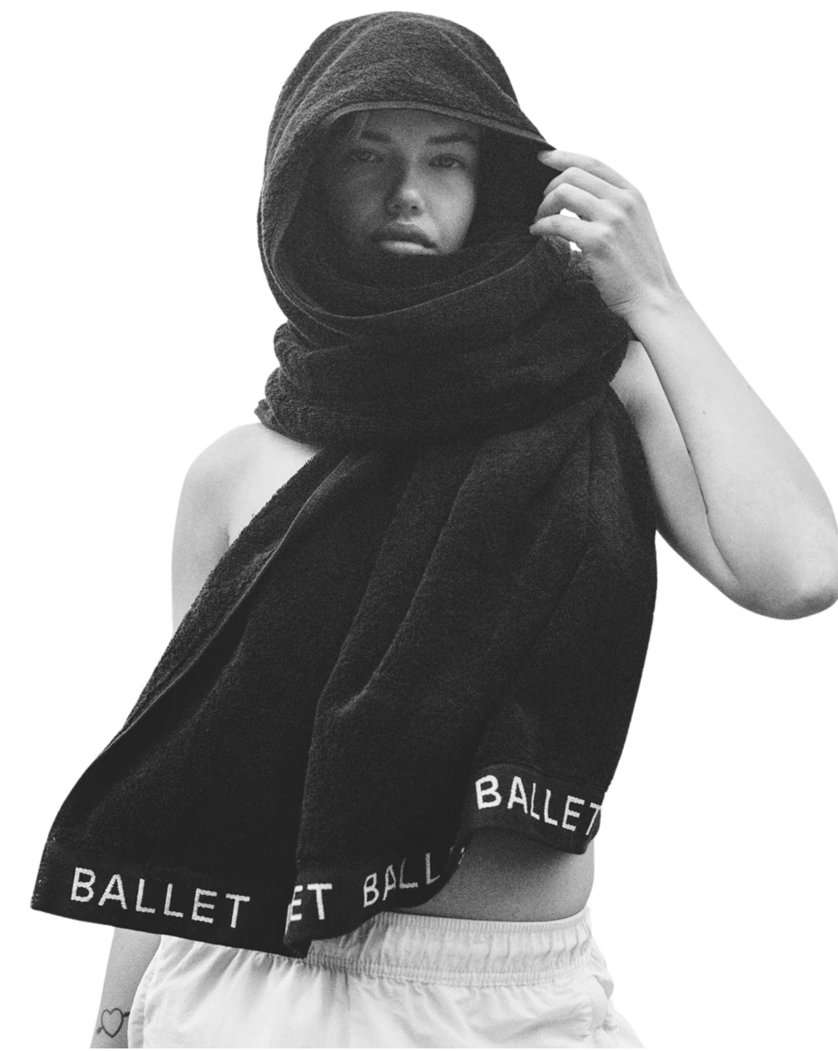 Ballet Grip Ballet Beach Blanket - Black