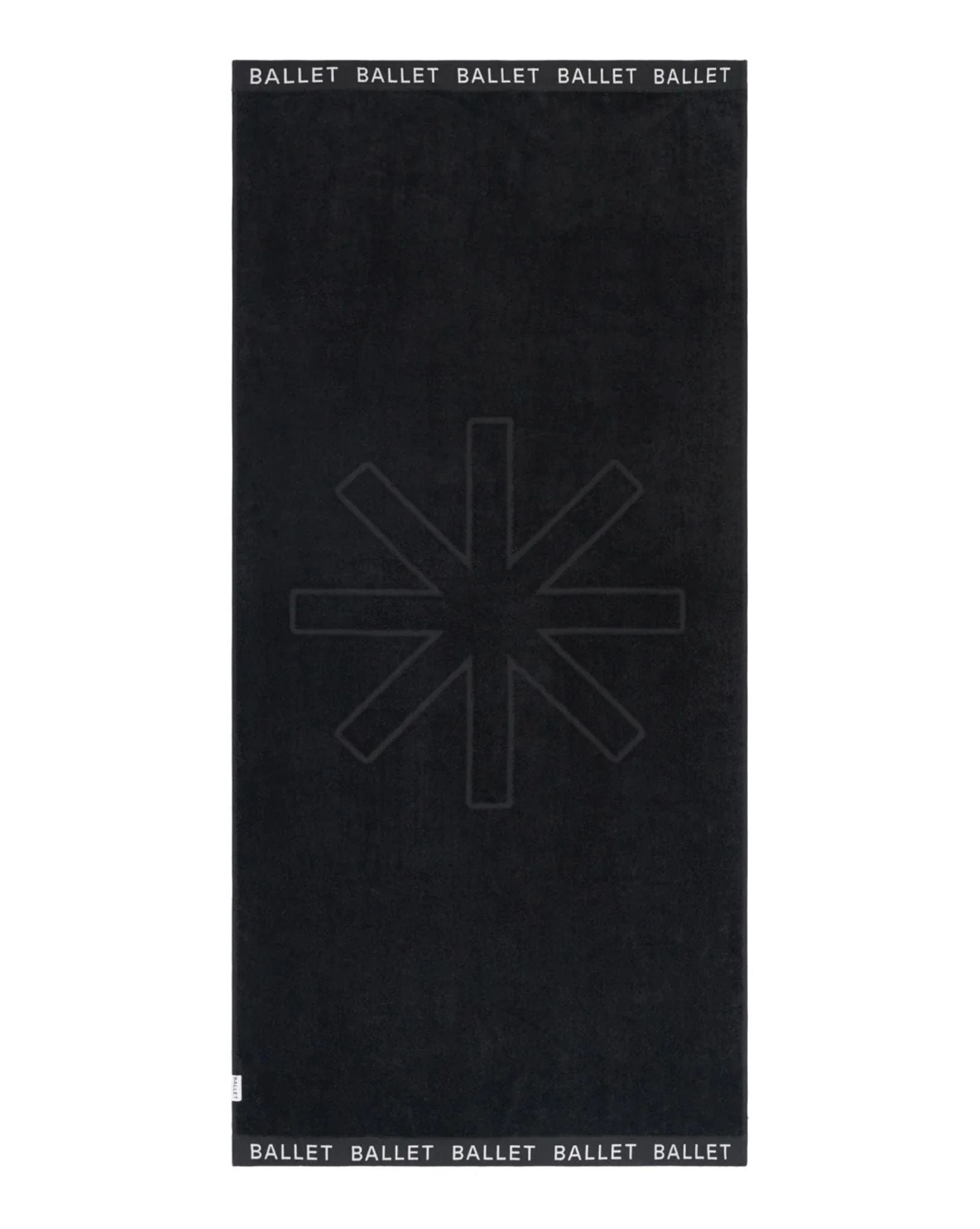 Ballet Grip Ballet Beach Blanket - Black
