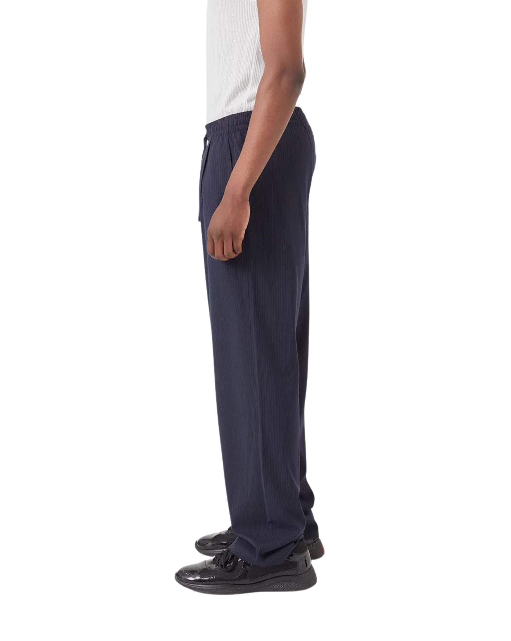 Barney Cools Mens Boxy Suit Pant - Slate Stripe