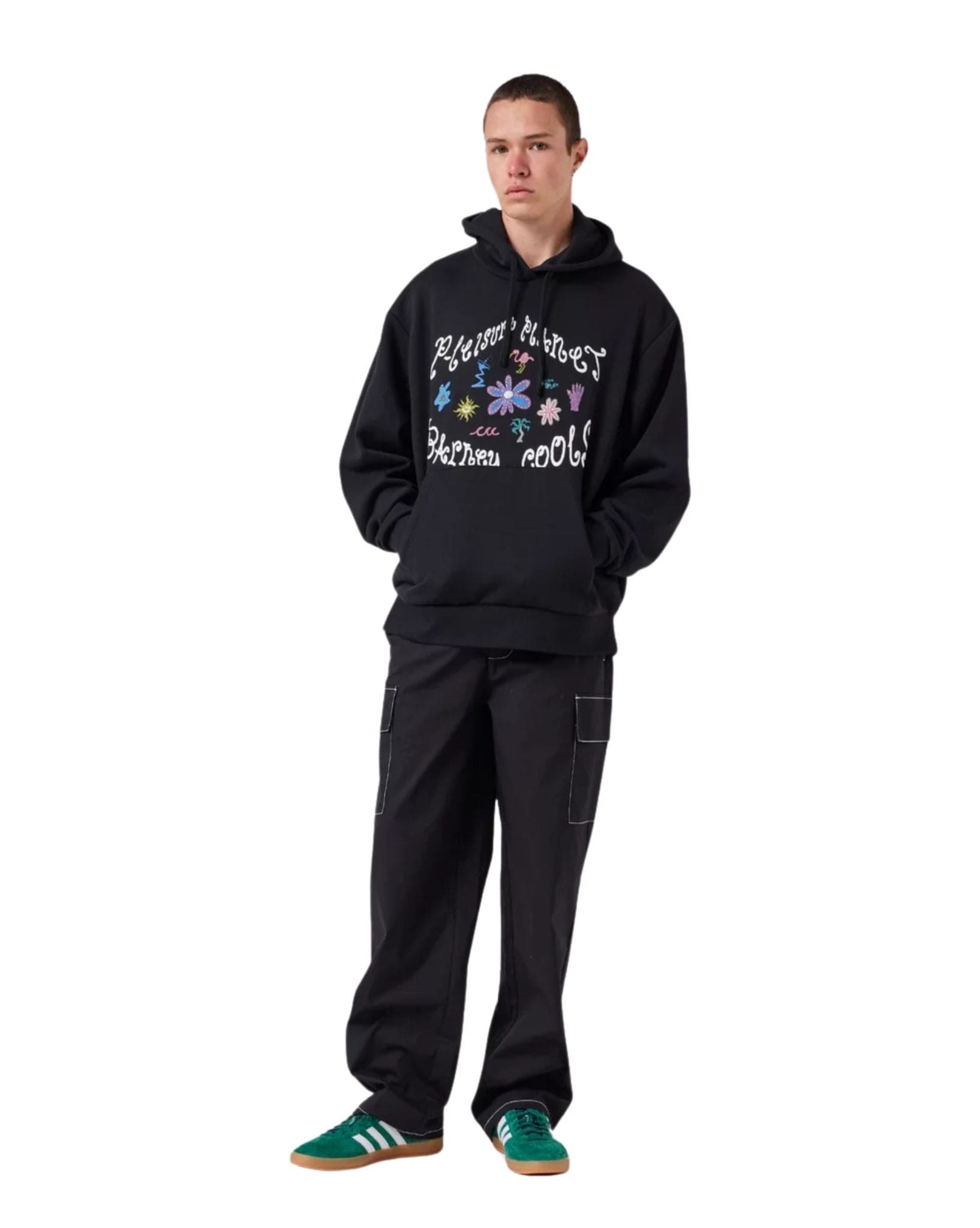Barney Cools Mens Planet Hood - Black