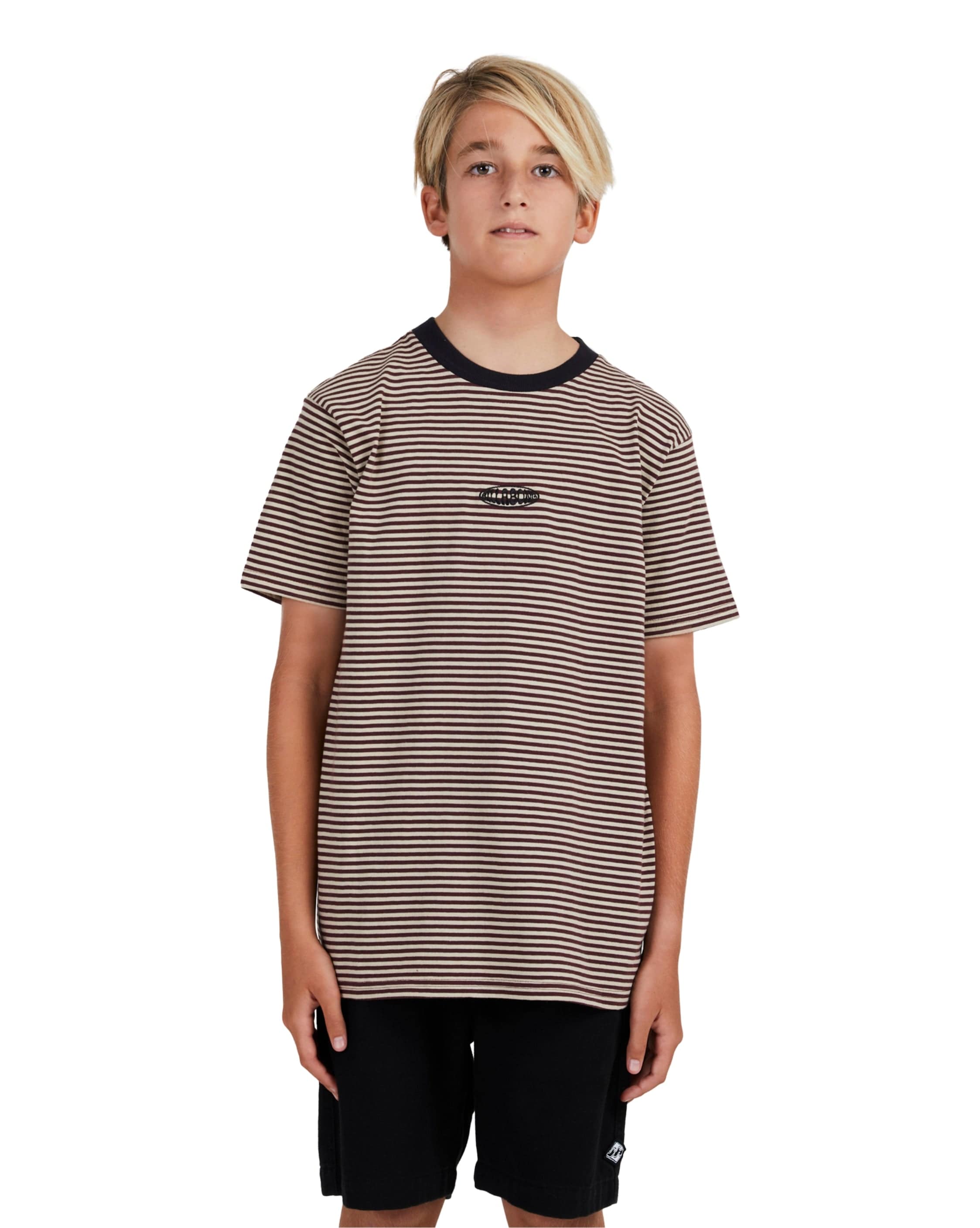 Billabong Boys Absense Stripe Short Sleeve T-Shirt