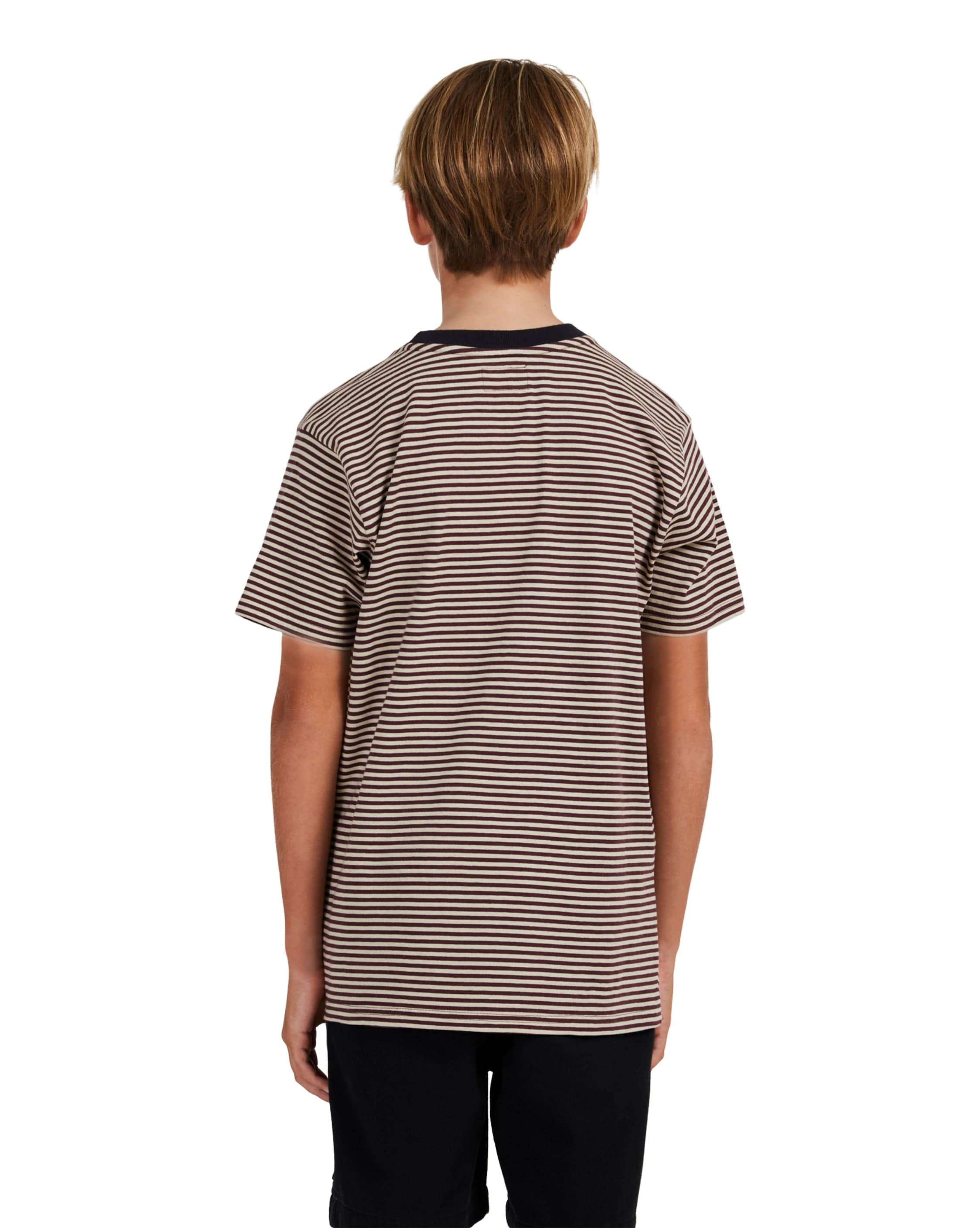Billabong Boys Absense Stripe Short Sleeve T-Shirt