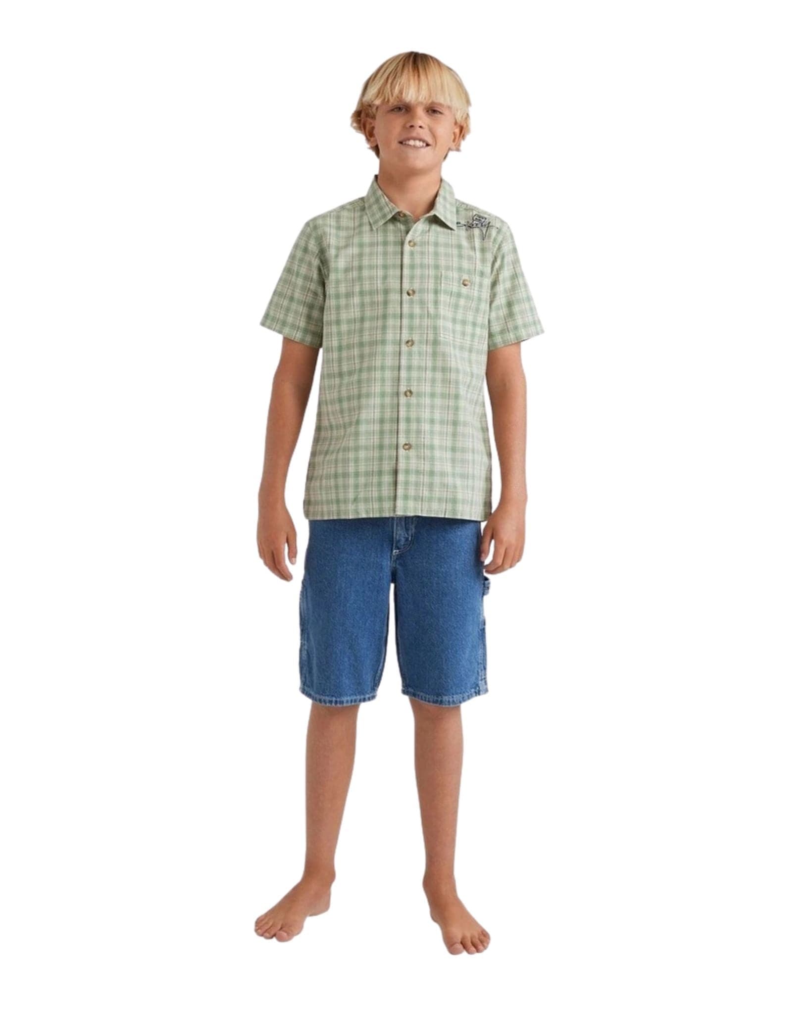 Billabong Boys Mogul Check  Ss Shirt