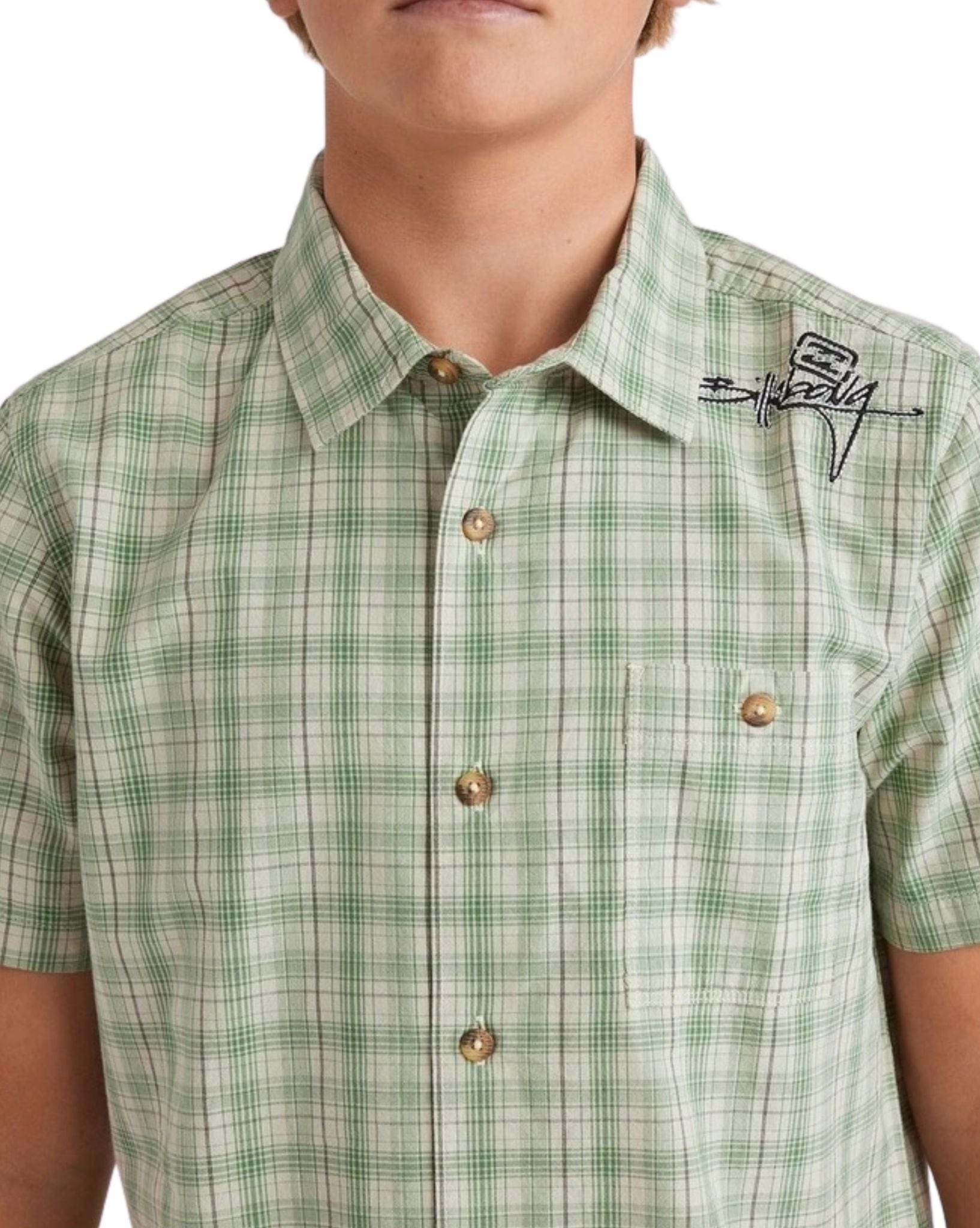 Billabong Boys Mogul Check  Ss Shirt