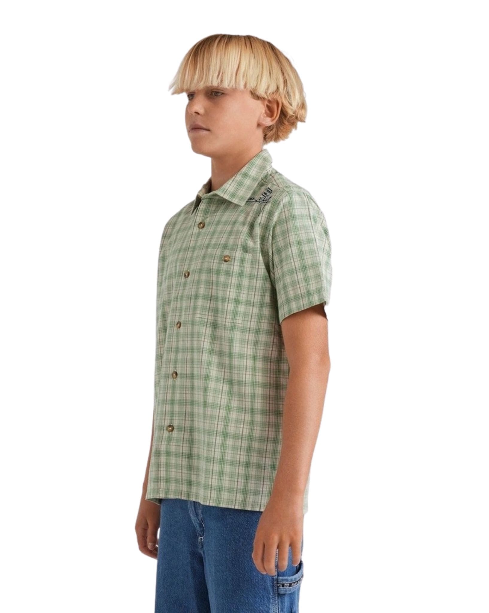 Billabong Boys Mogul Check  Ss Shirt