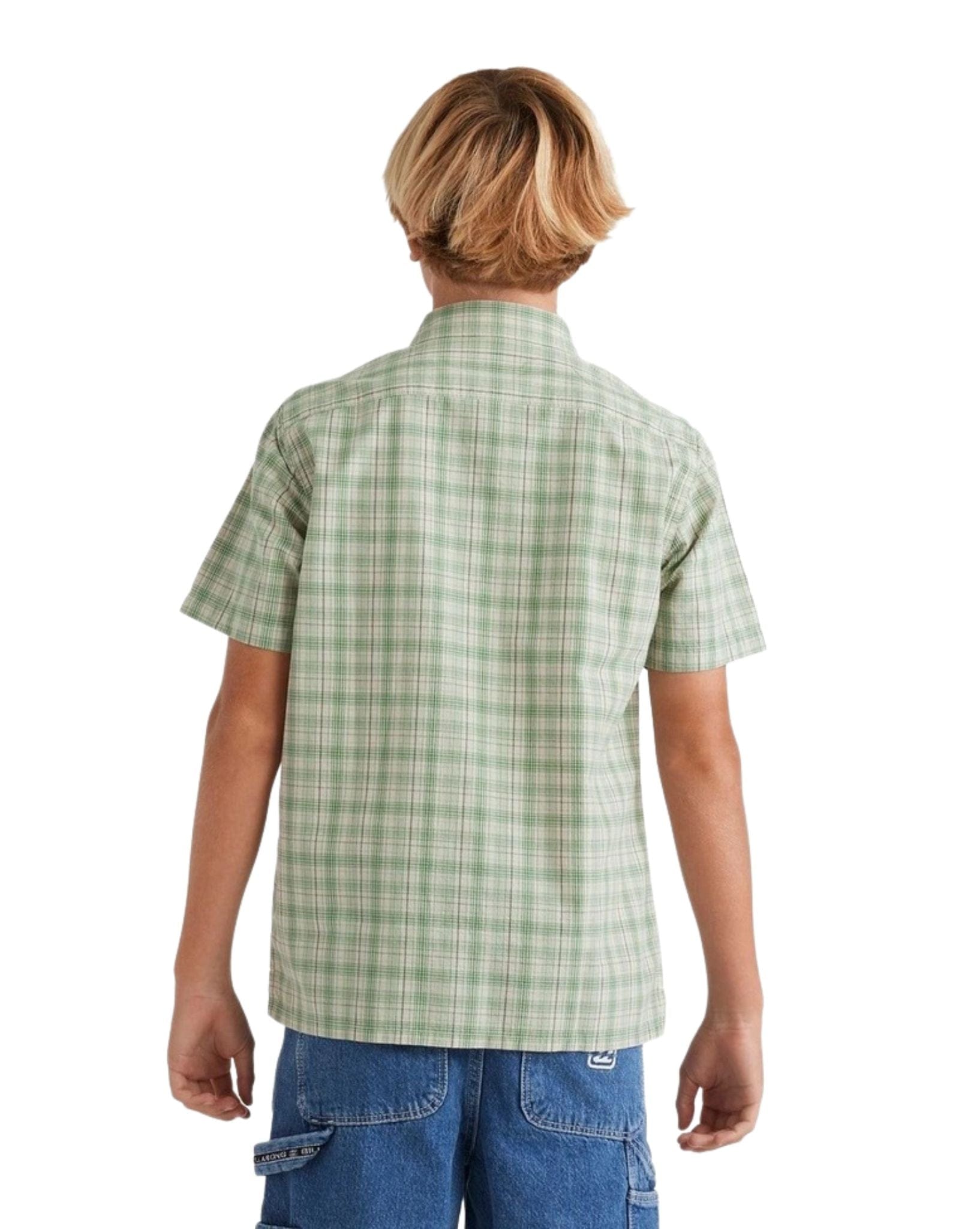 Billabong Boys Mogul Check  Ss Shirt
