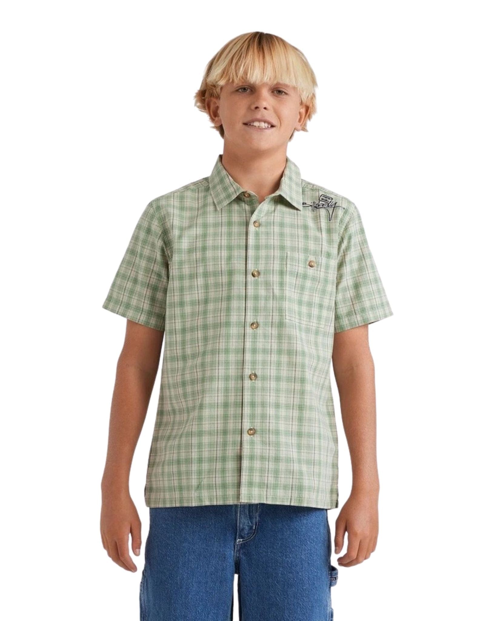 Billabong Boys Mogul Check  Ss Shirt