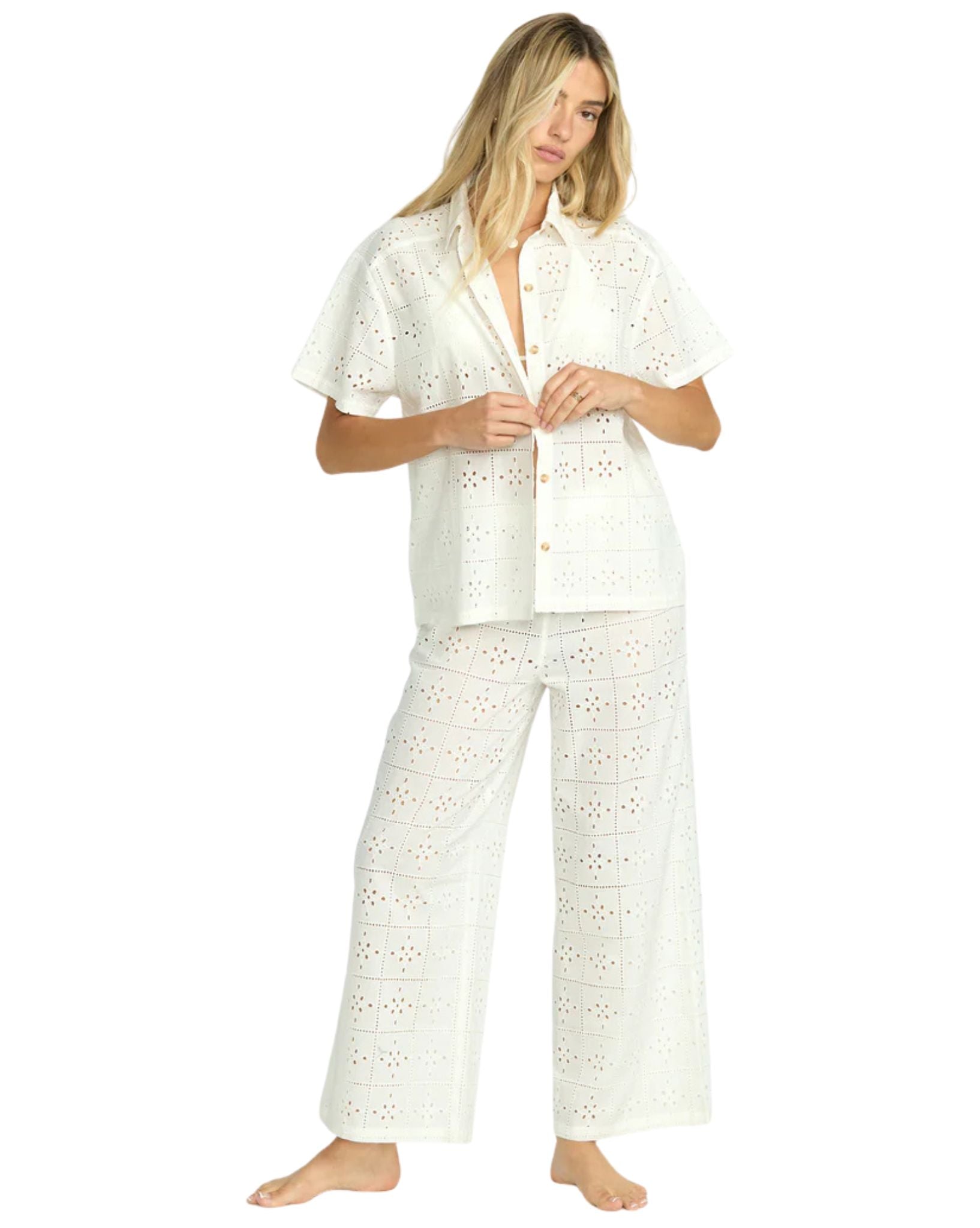 Billabong Eyelet Crush Ss Wvn