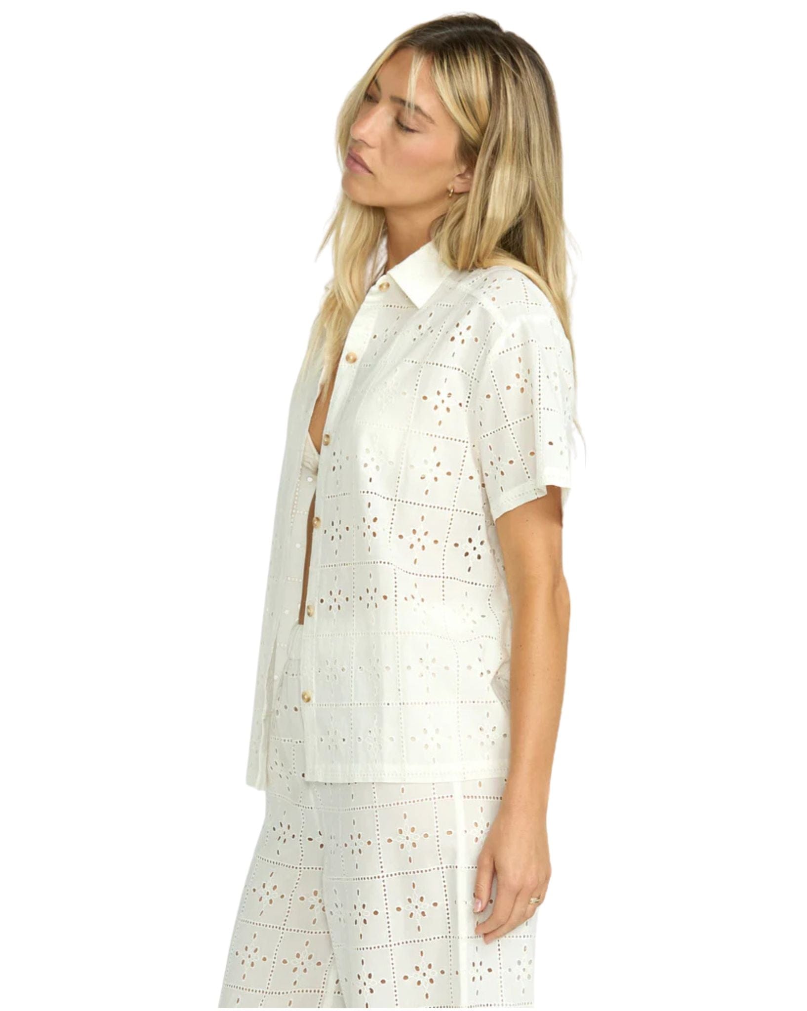 Billabong Eyelet Crush Ss Wvn