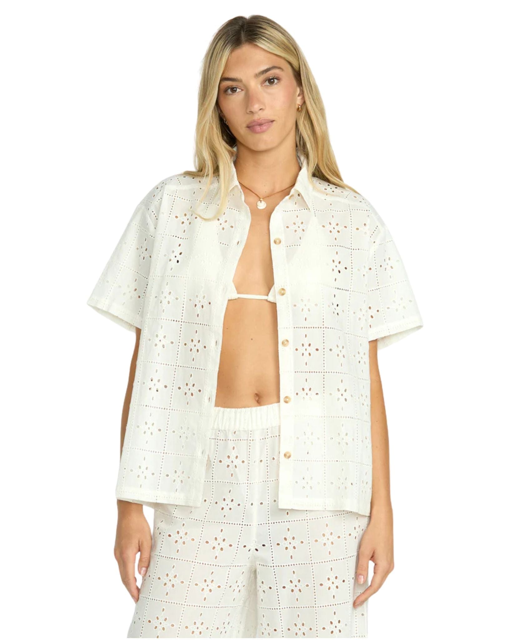 Billabong Eyelet Crush Ss Wvn