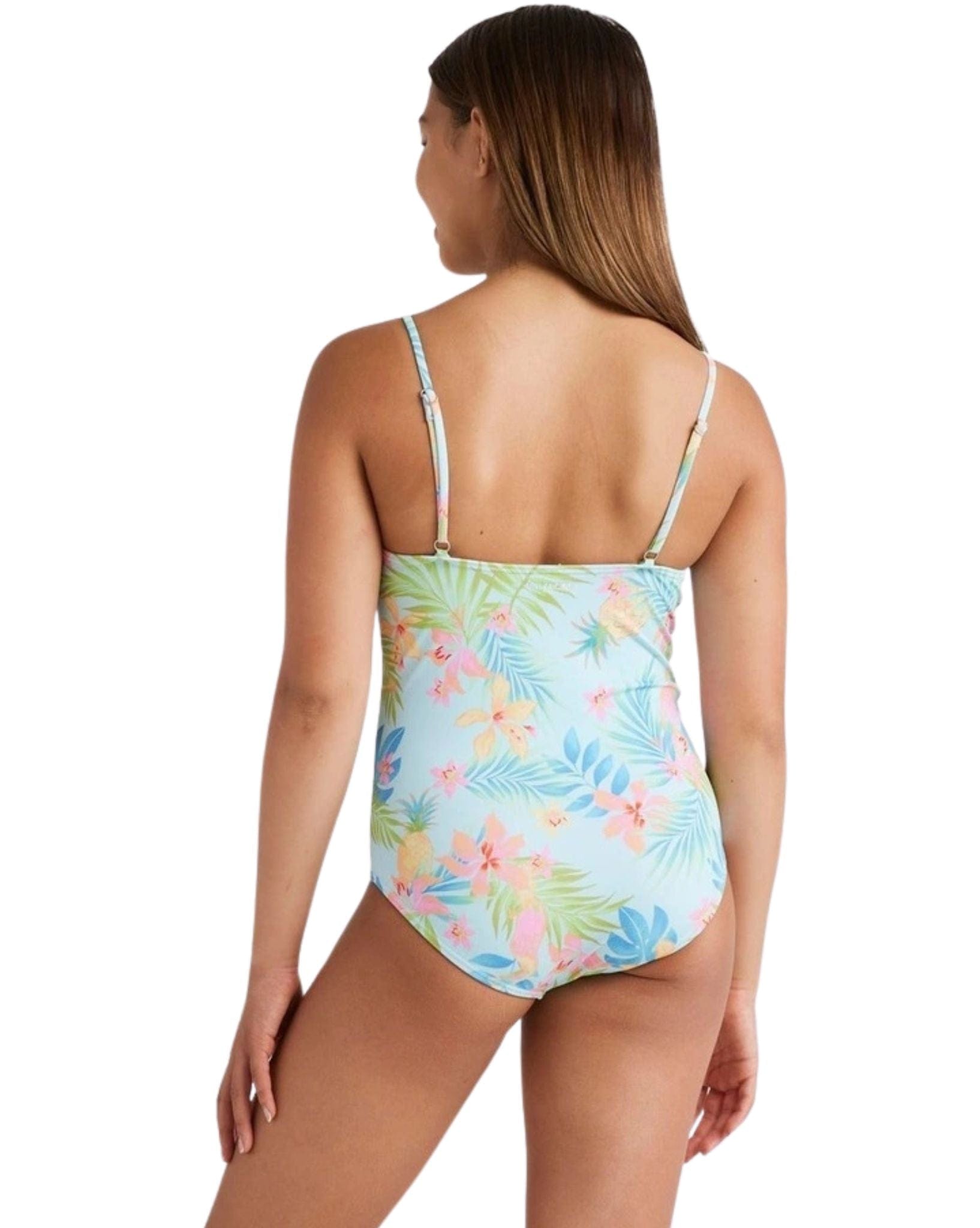 Billabong Girls In Da Jungle One Piece - Blue Glow