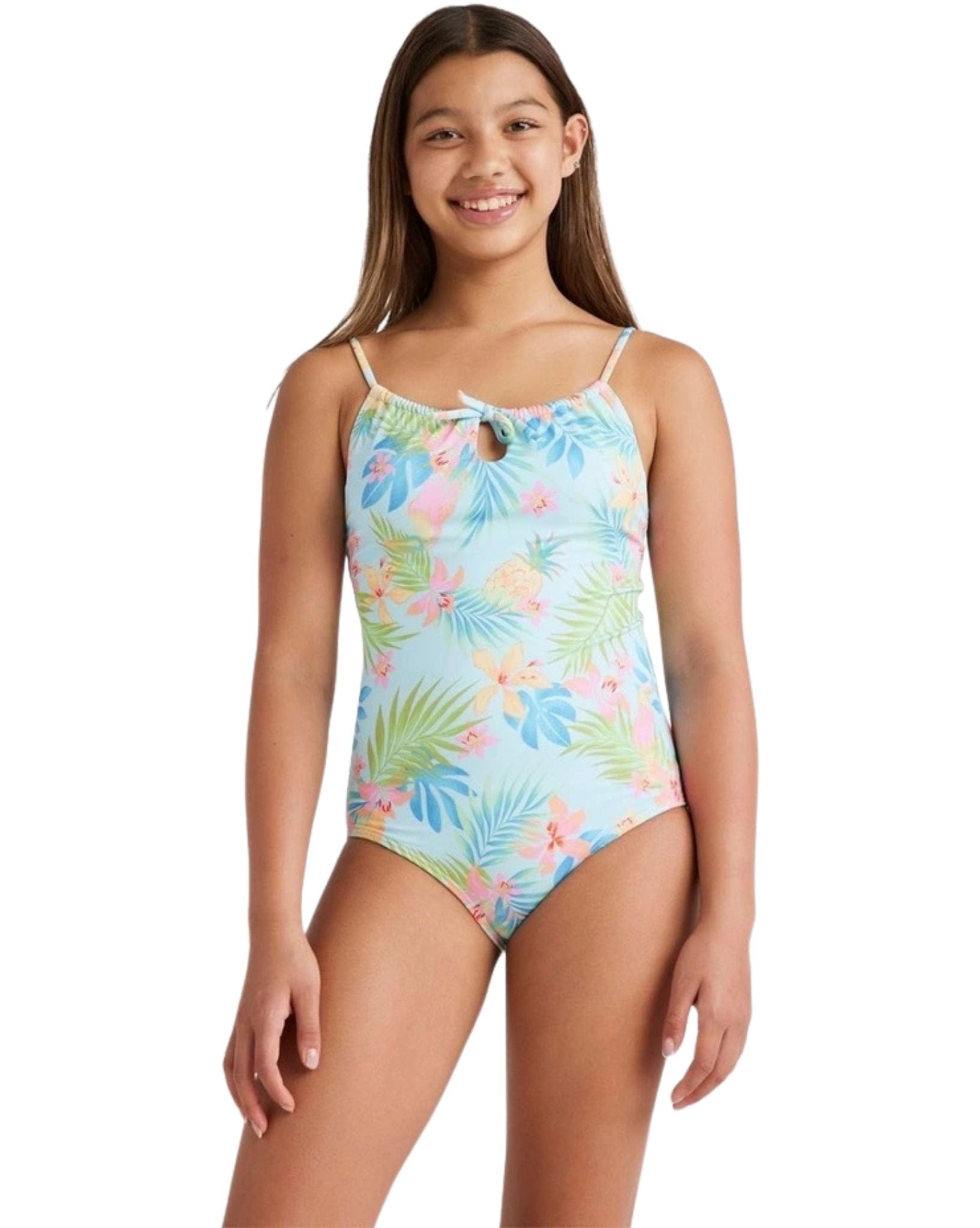 Billabong Girls In Da Jungle One Piece - Blue Glow