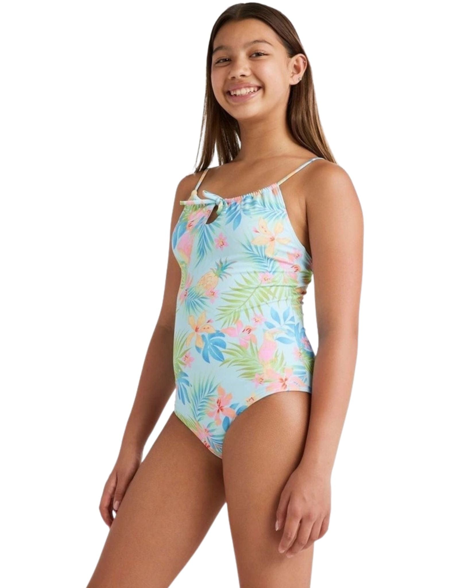 Billabong Girls In Da Jungle One Piece - Blue Glow