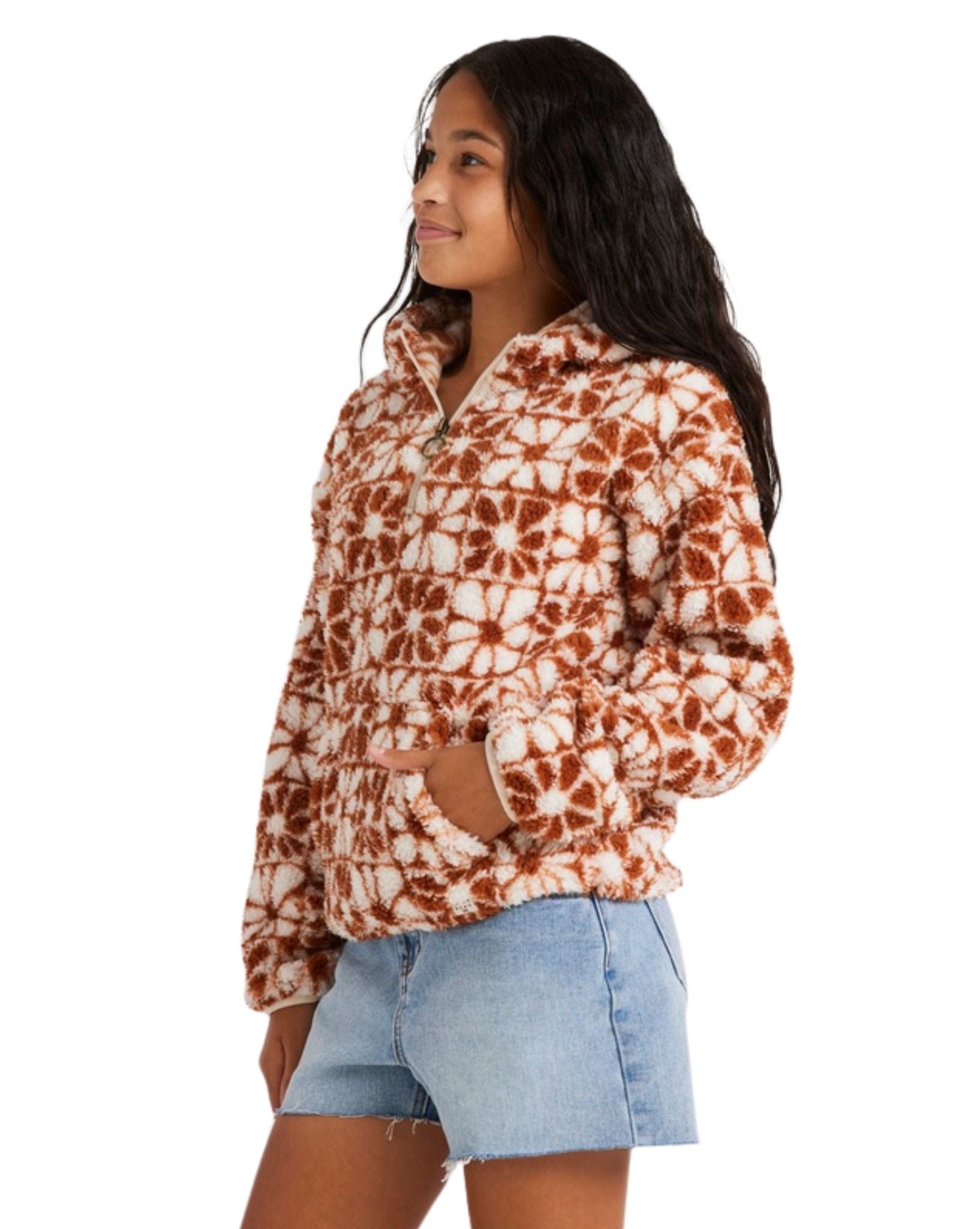 Billabong Girls Just In Time Hoodie - Multi