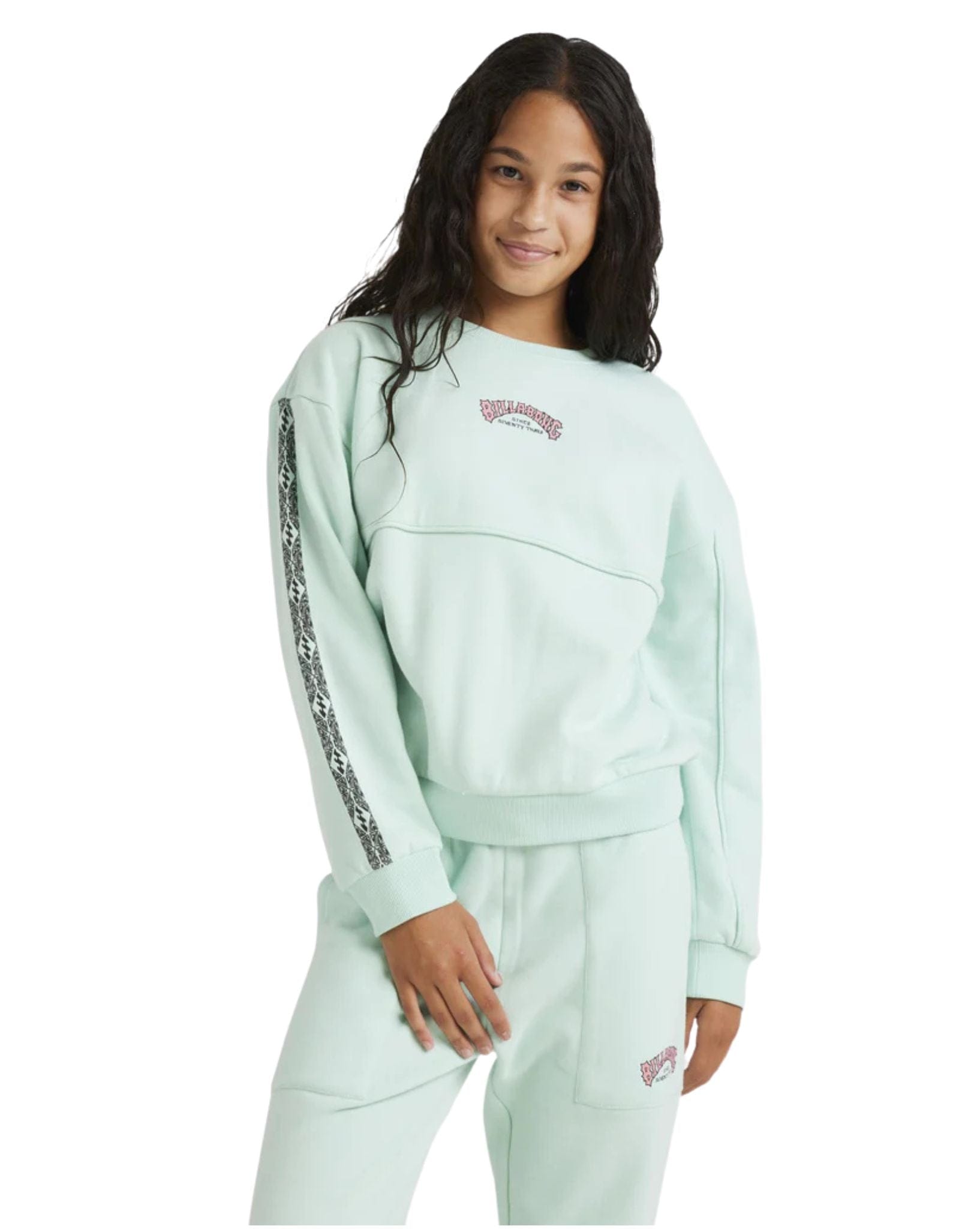 Billabong Girls Wave Of The Day Crew - Mint Chip