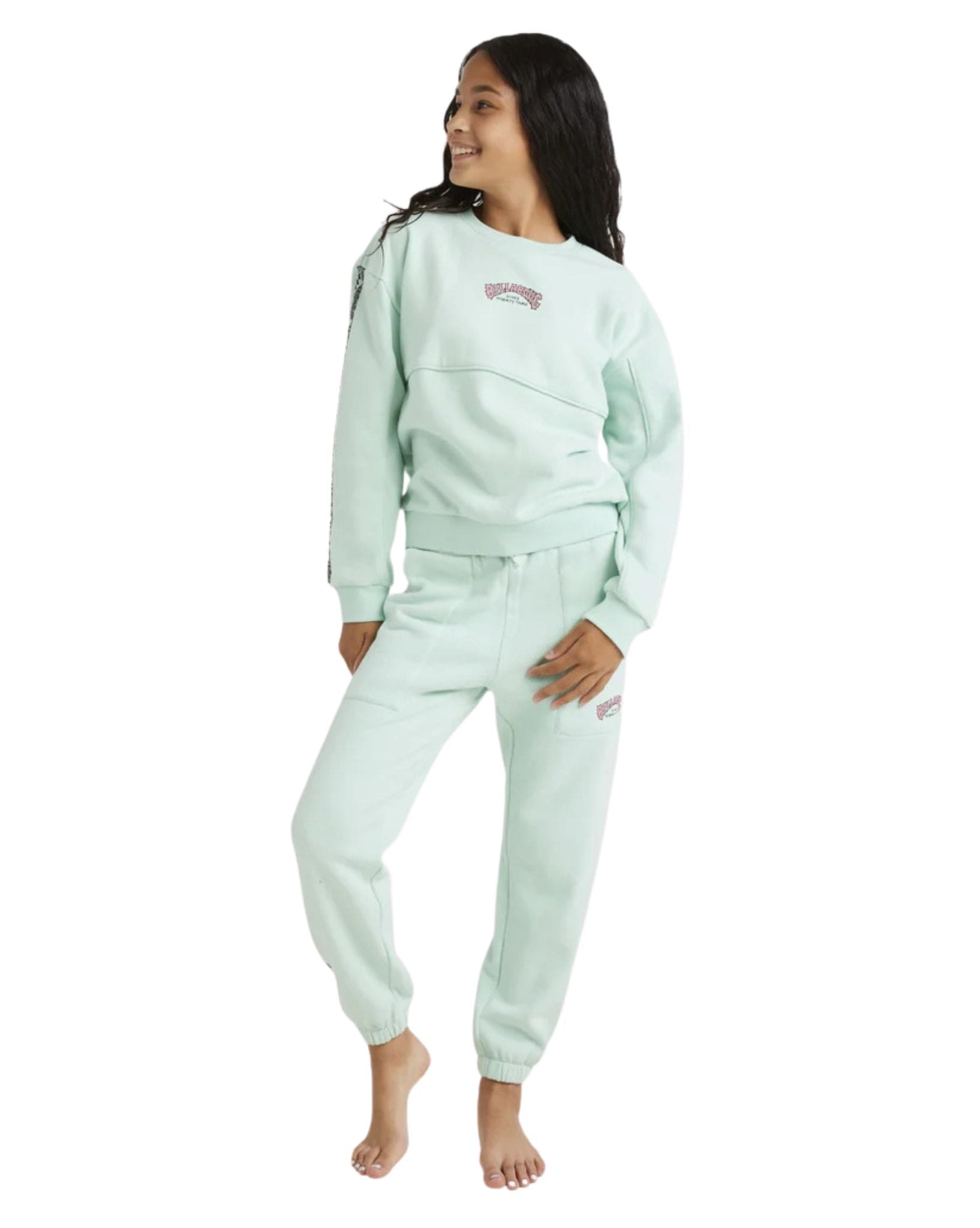 Billabong Girls Wave Of The Day Crew - Mint Chip