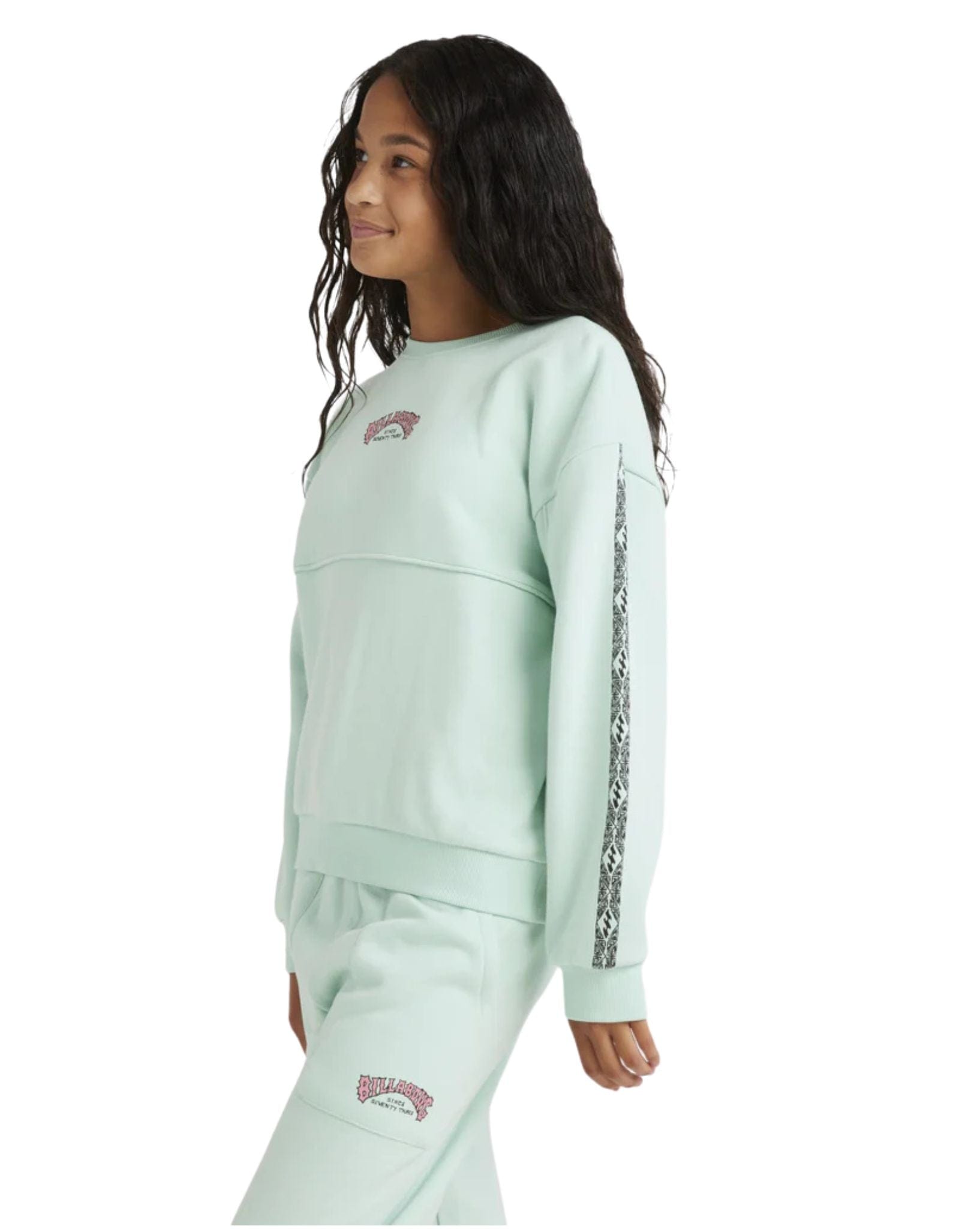 Billabong Girls Wave Of The Day Crew - Mint Chip