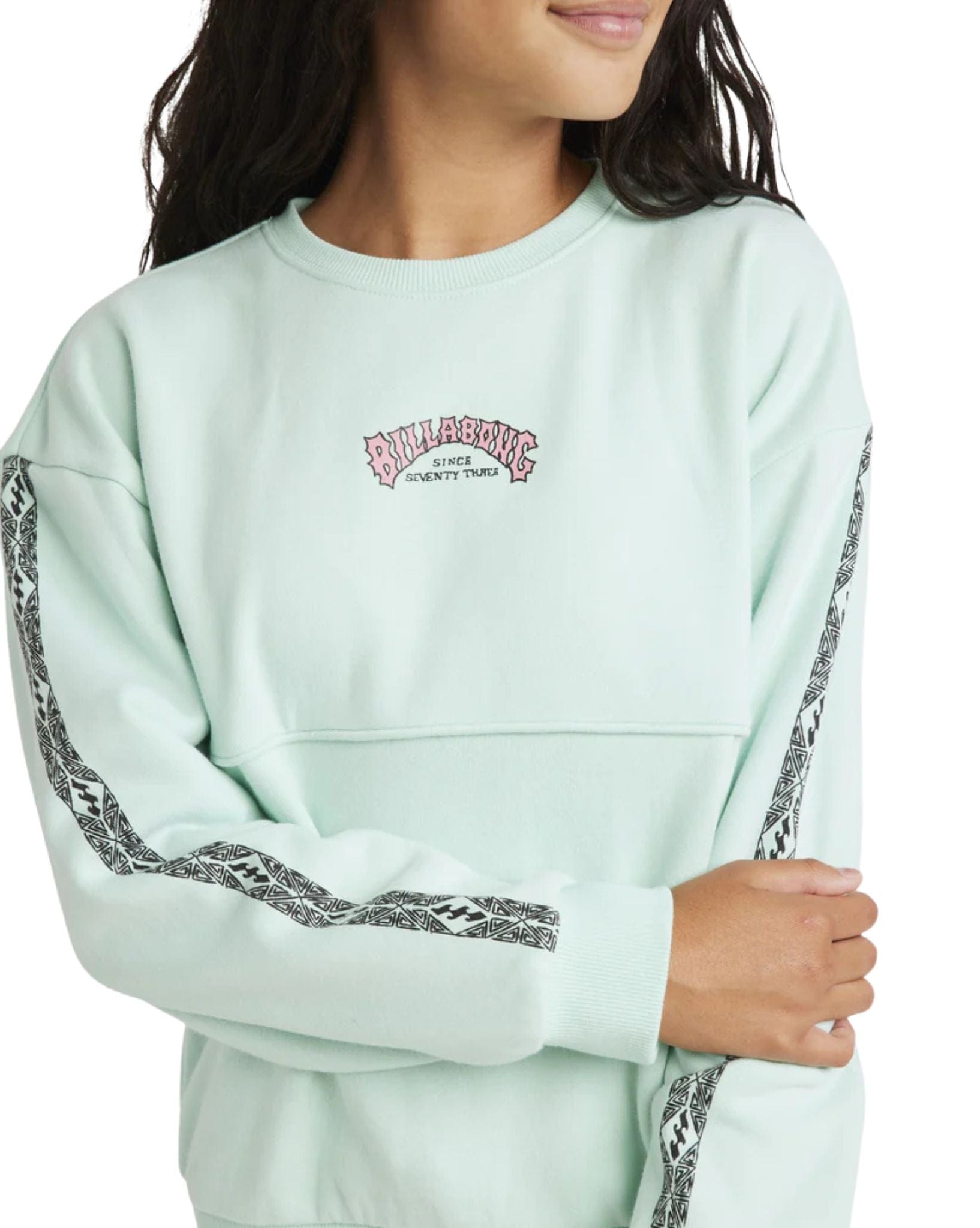 Billabong Girls Wave Of The Day Crew - Mint Chip
