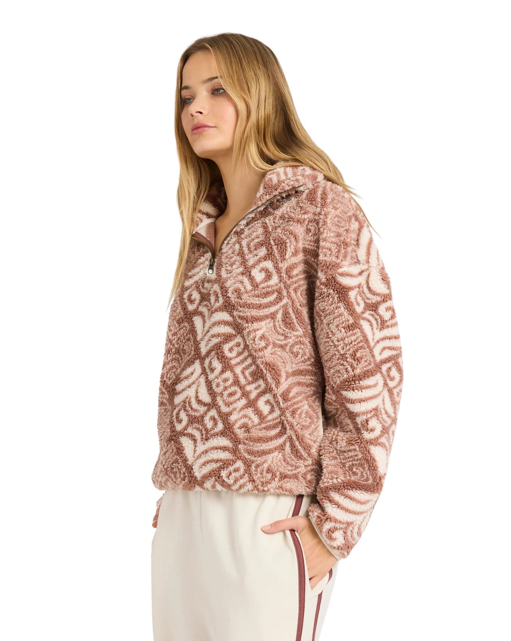Billabong Go For It Half Zip Crew