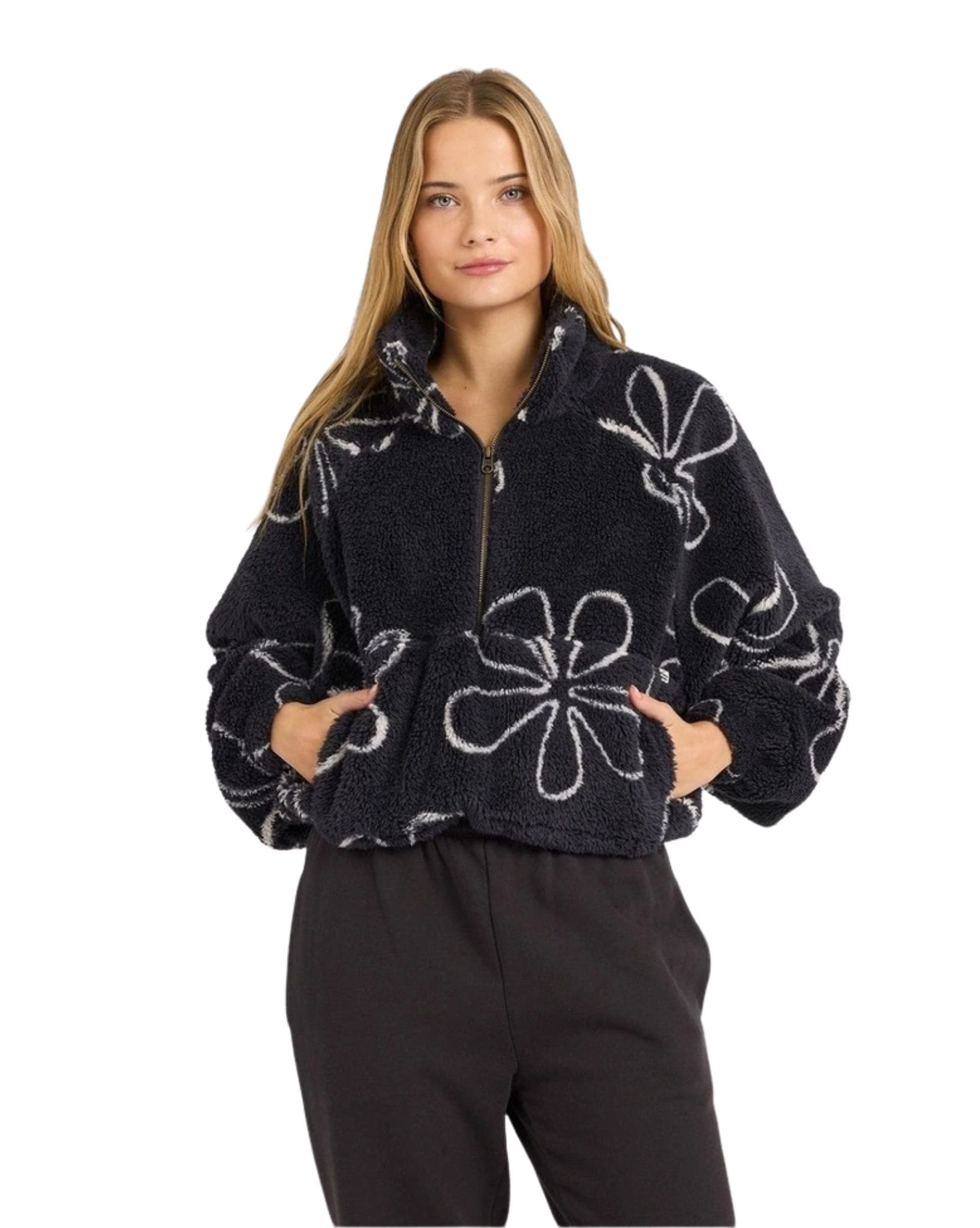 Billabong Good Life Half Zip Crew