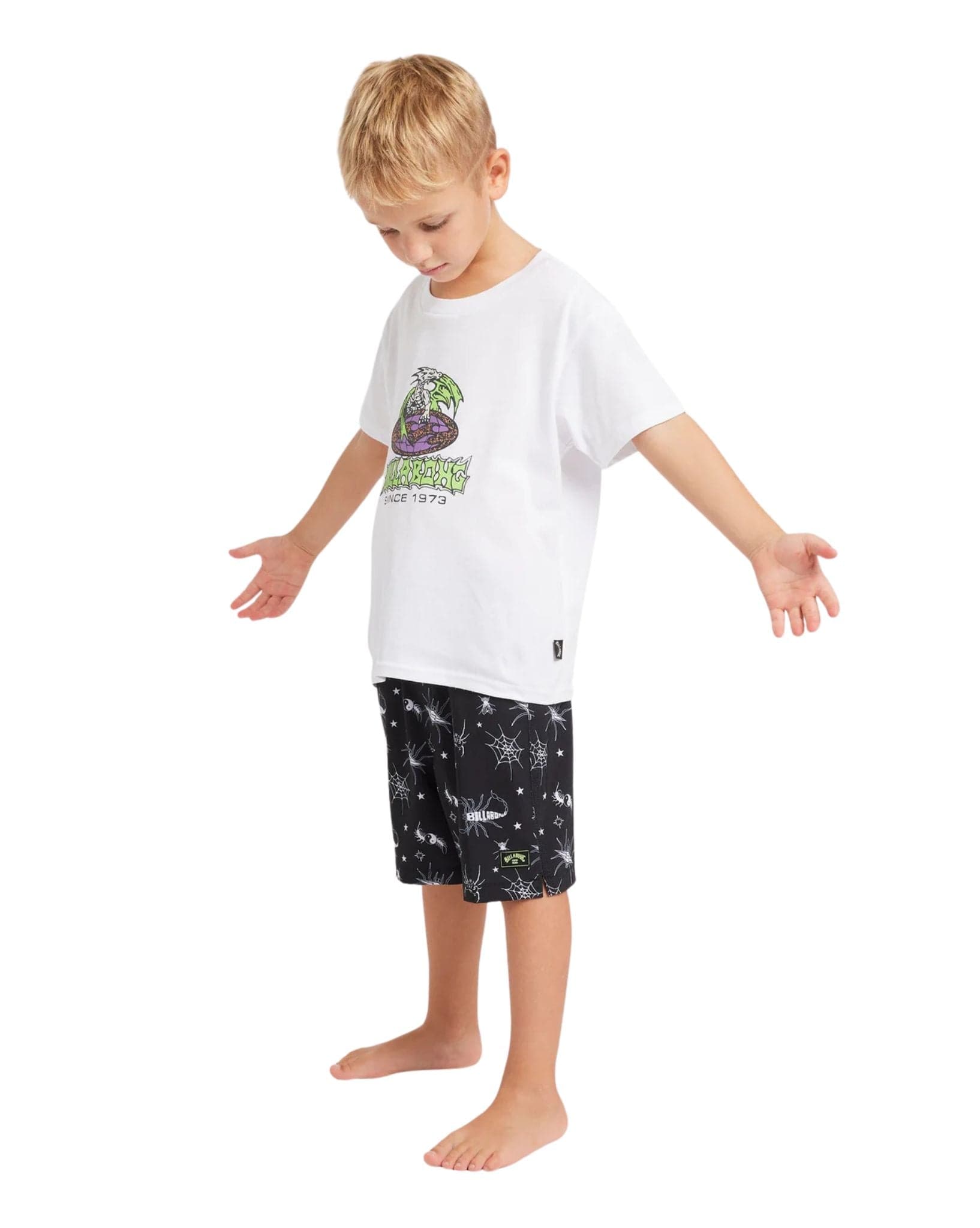 Billabong Groms Global Dragon Ss Tee
