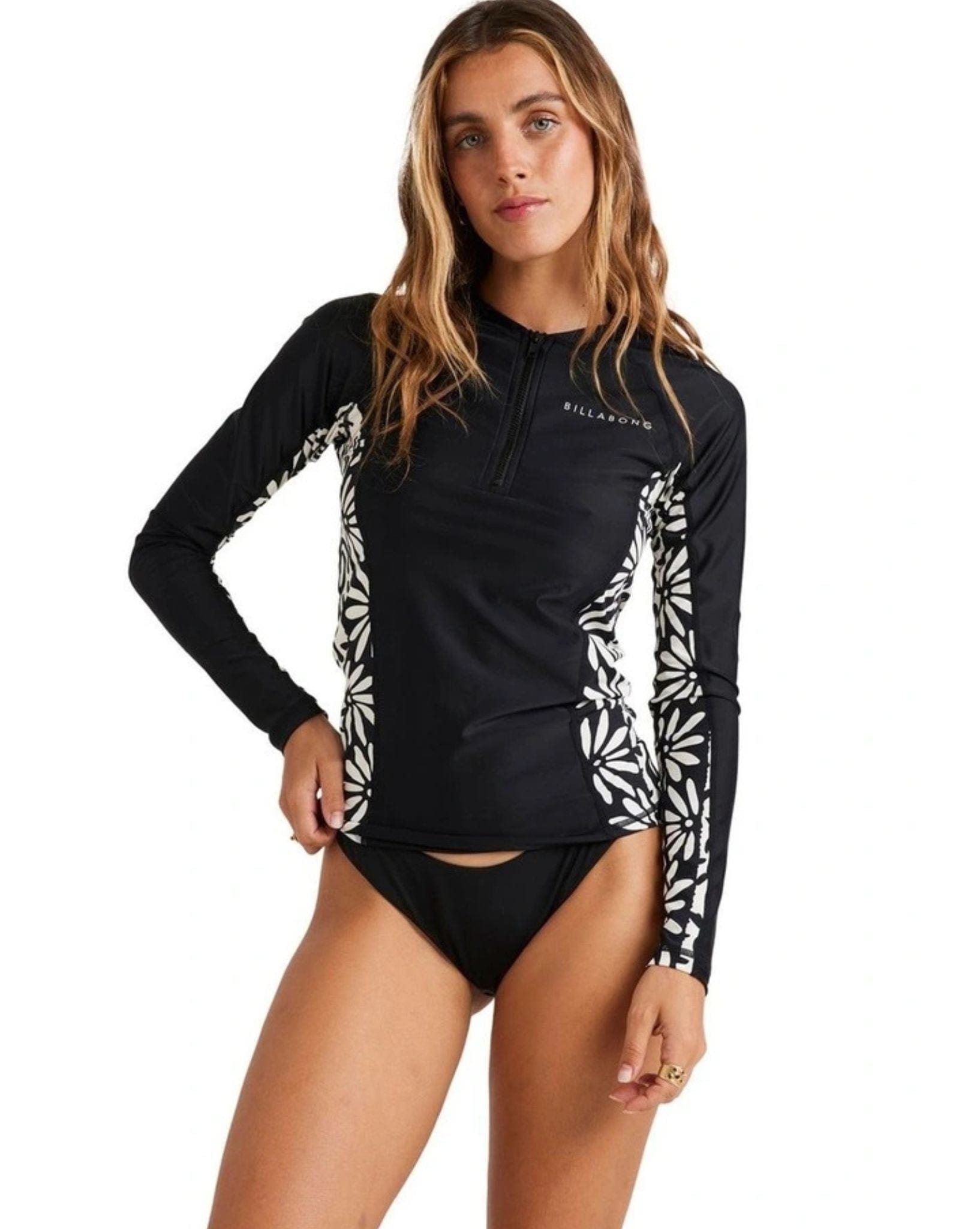 Billabong Happy Dance Reef Break Sunshirt - Black